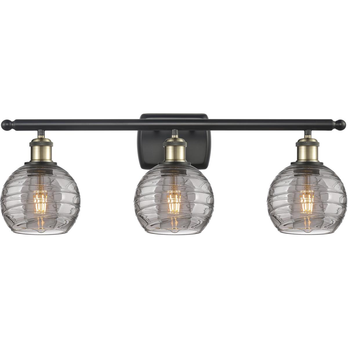 Innovations Lighting 516-3W-BAB-G1213-6SM 516-3W-BAB-G1213-6SM Ballston Athens Deco Swirl