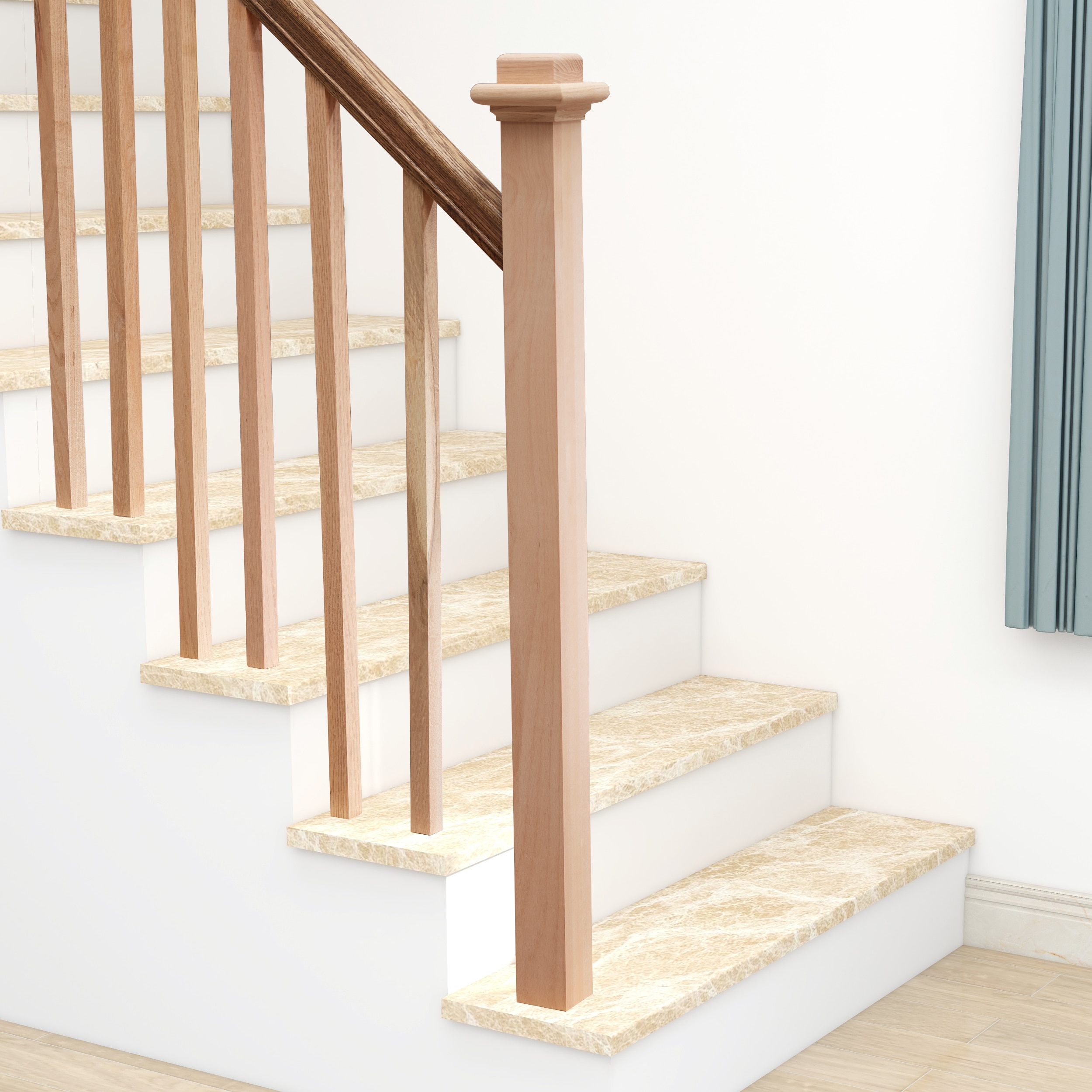 RELIABILT WGA300OAK Interior-Stairpart-Newel-Posts - View #4