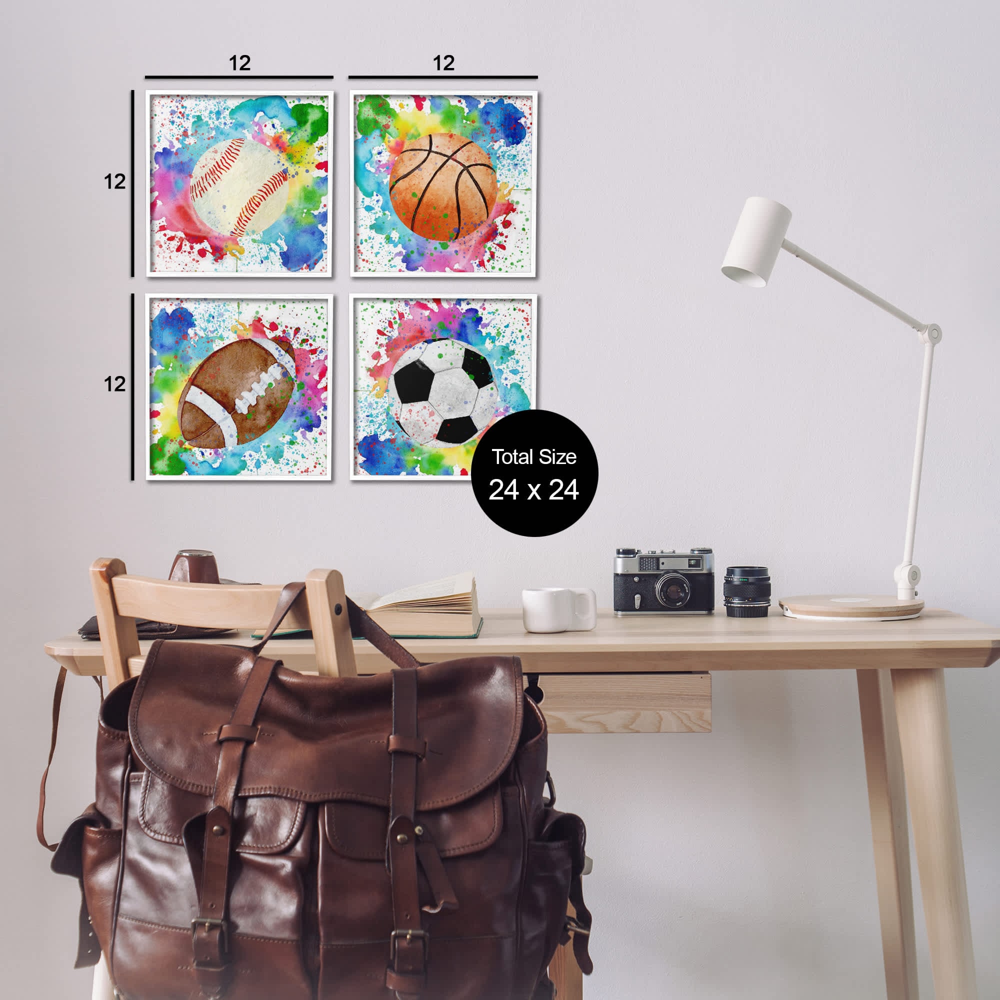 Stupell Industries A4-253-WFR-4PC-12X12 Wall-Art - View #2