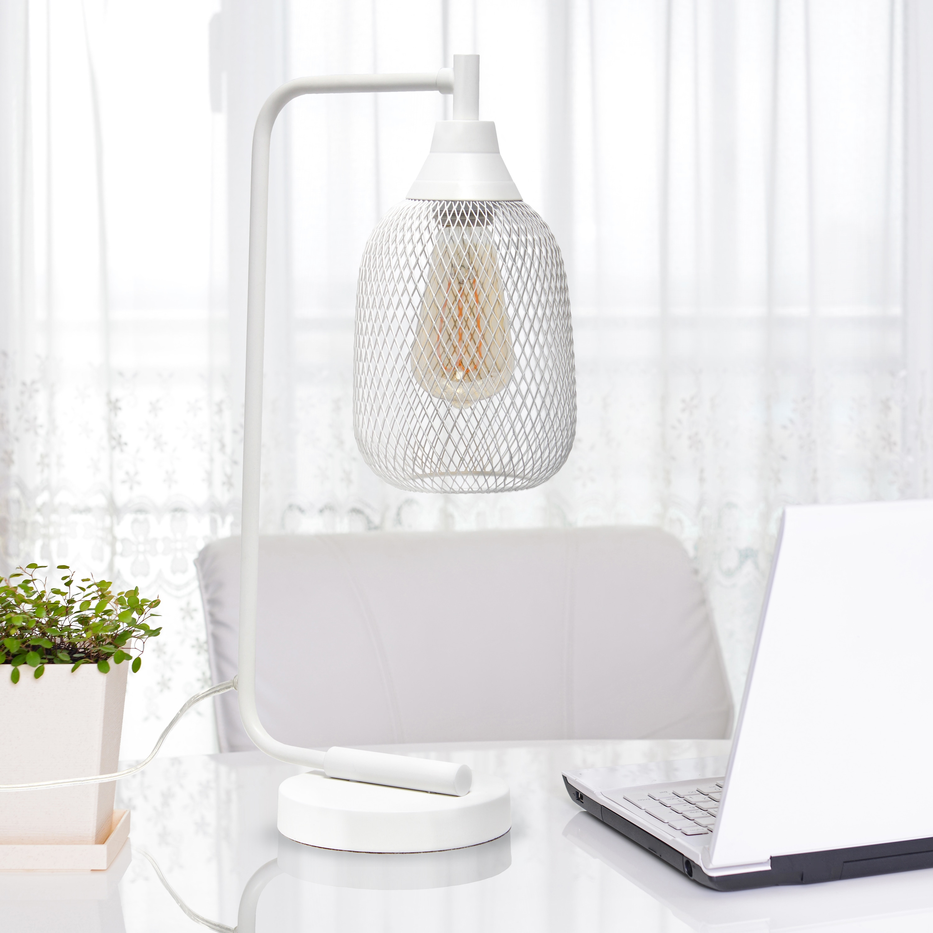 Lalia Home LHD-1000-WH Desk-Table-Lamps - View #4