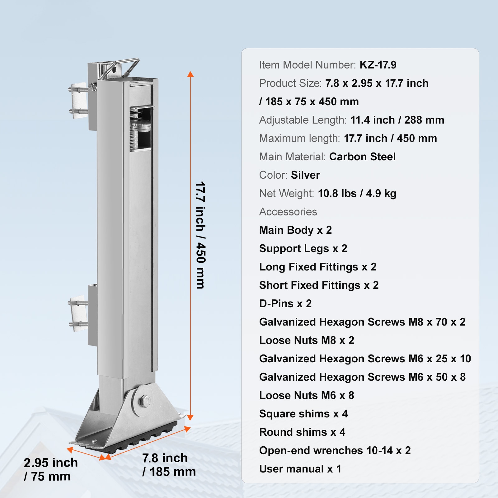 VEVOR SCTZFZDPJKCS06084V0 Step-Ladders - View #7
