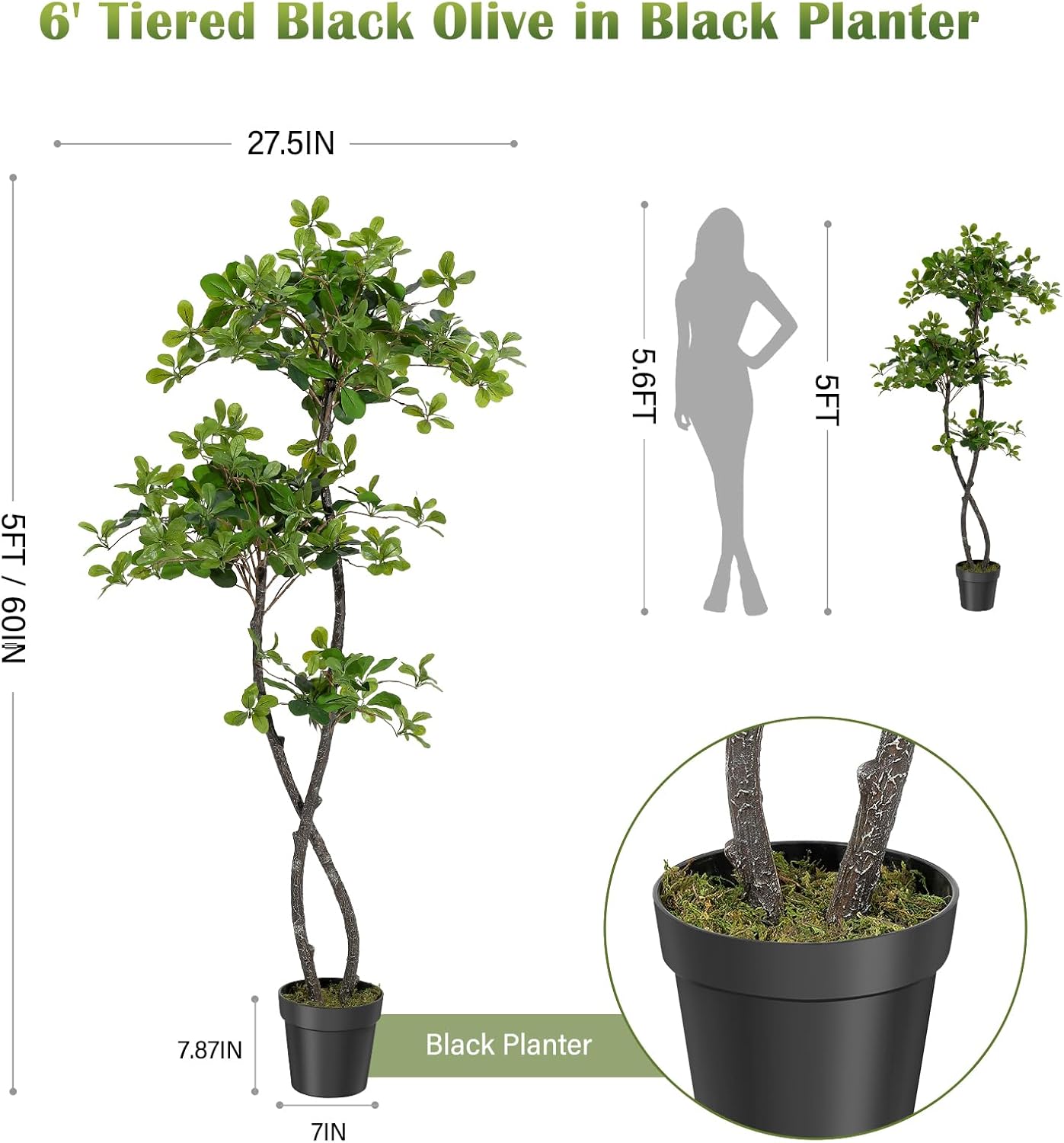 Qeetex LHF-GN-QWP89049 Artificial-Plants-Trees - View #4