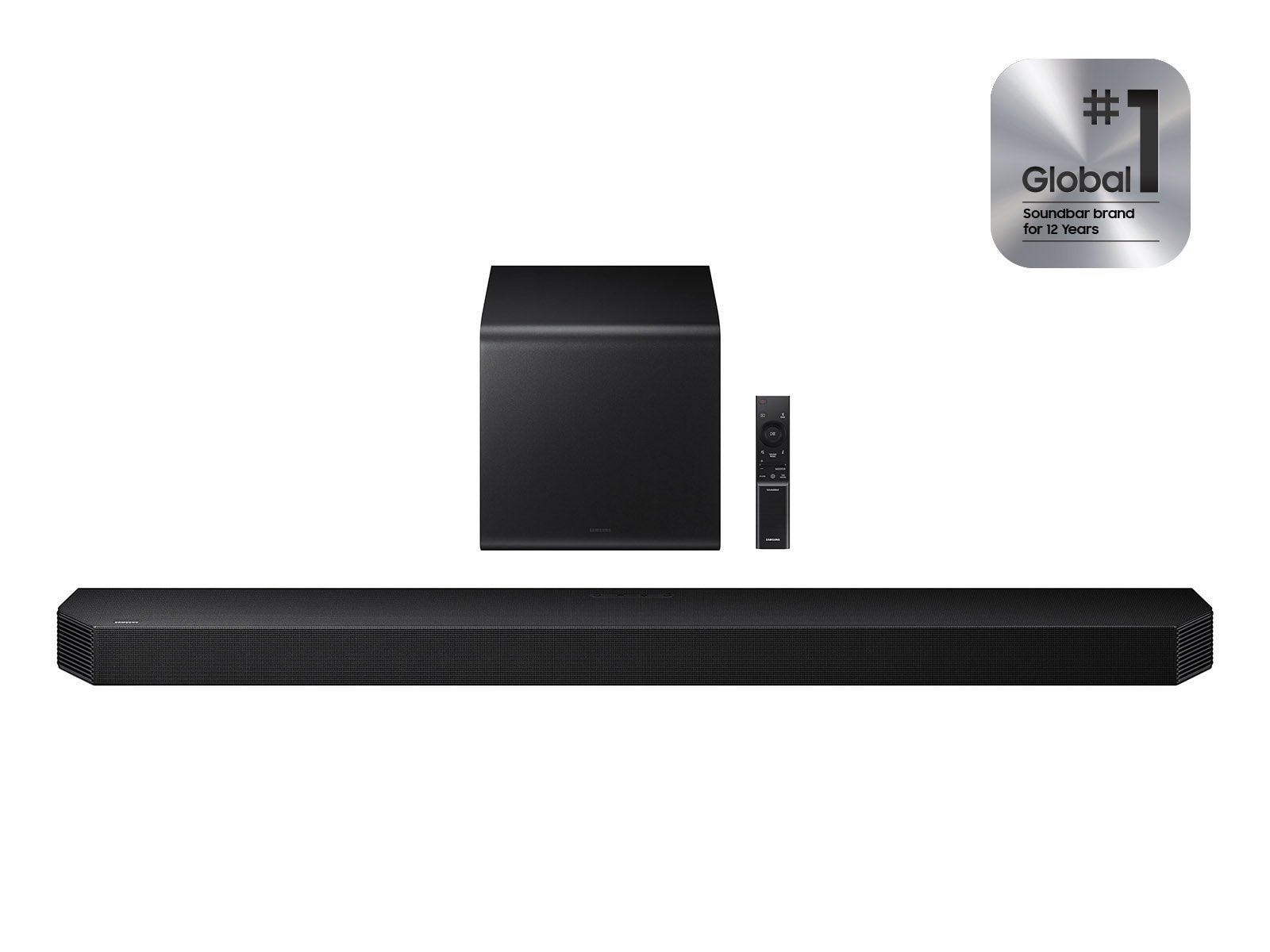 Samsung Q800H 43.71-in 5.1 -Channel Wi-Fi Compatibility Bluetooth Compatibility Titan Black Sound Bar