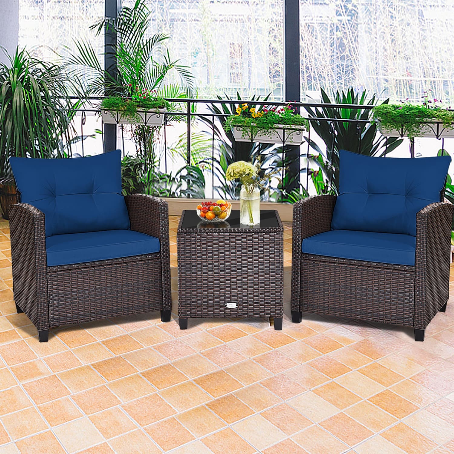 Forclover HYFC-8667NY Patio-Conversation-Sets - View #2