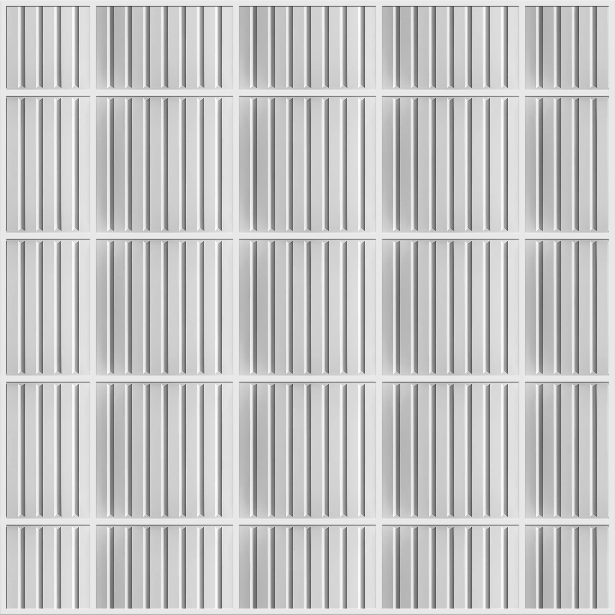 Ceilume 2-ft x 2-ft White PVC Lay in Ceiling Tile ( 40 -Pack, 160-sq ft ...