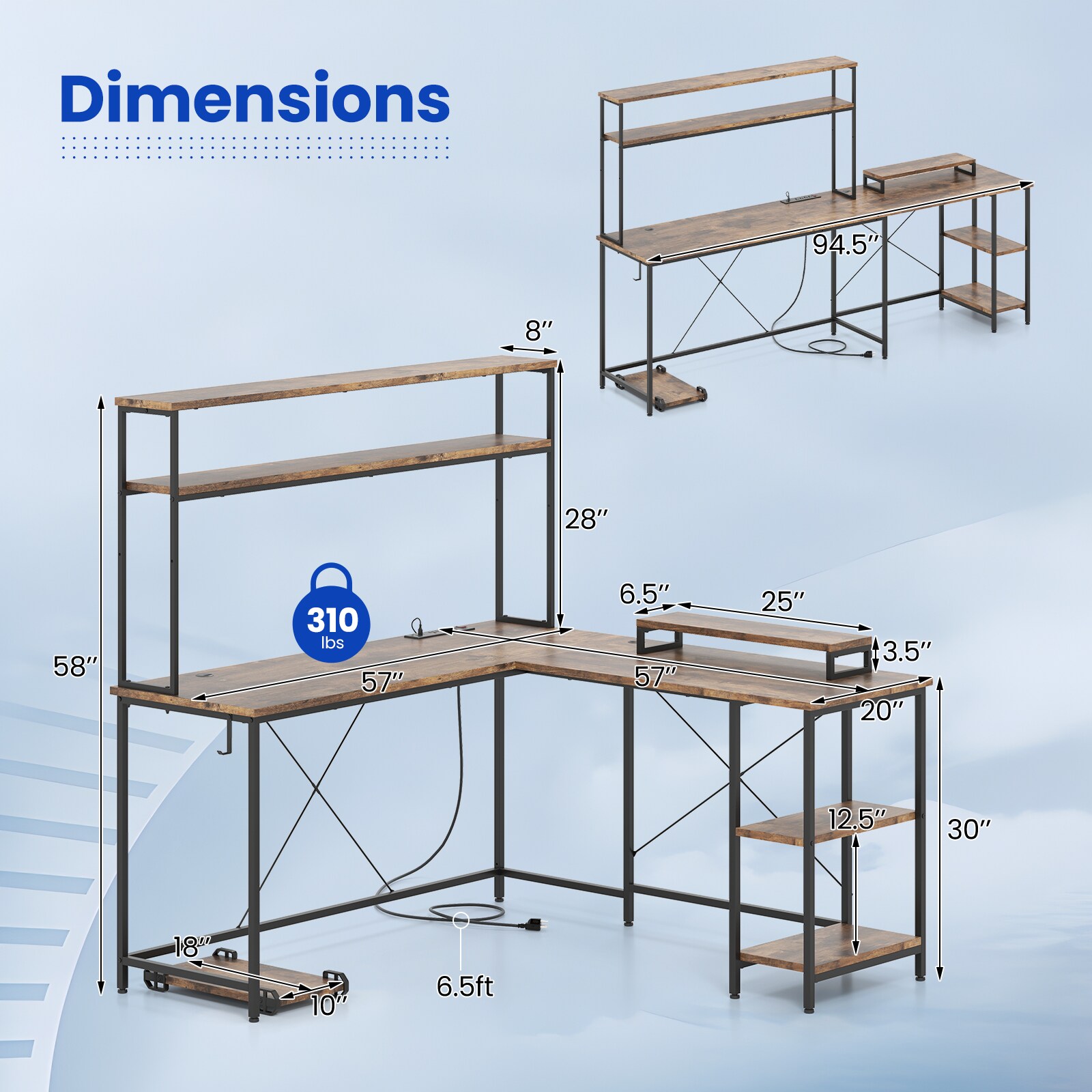 SUGIFT ZMLW014SUGHY342 desks - View #3