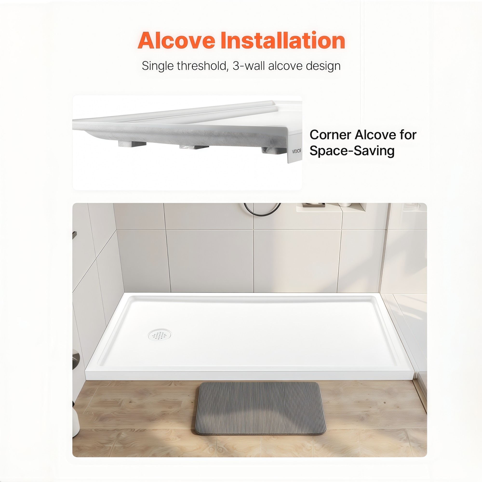 Numhew NHWILL2900 Shower-Floors - View #6