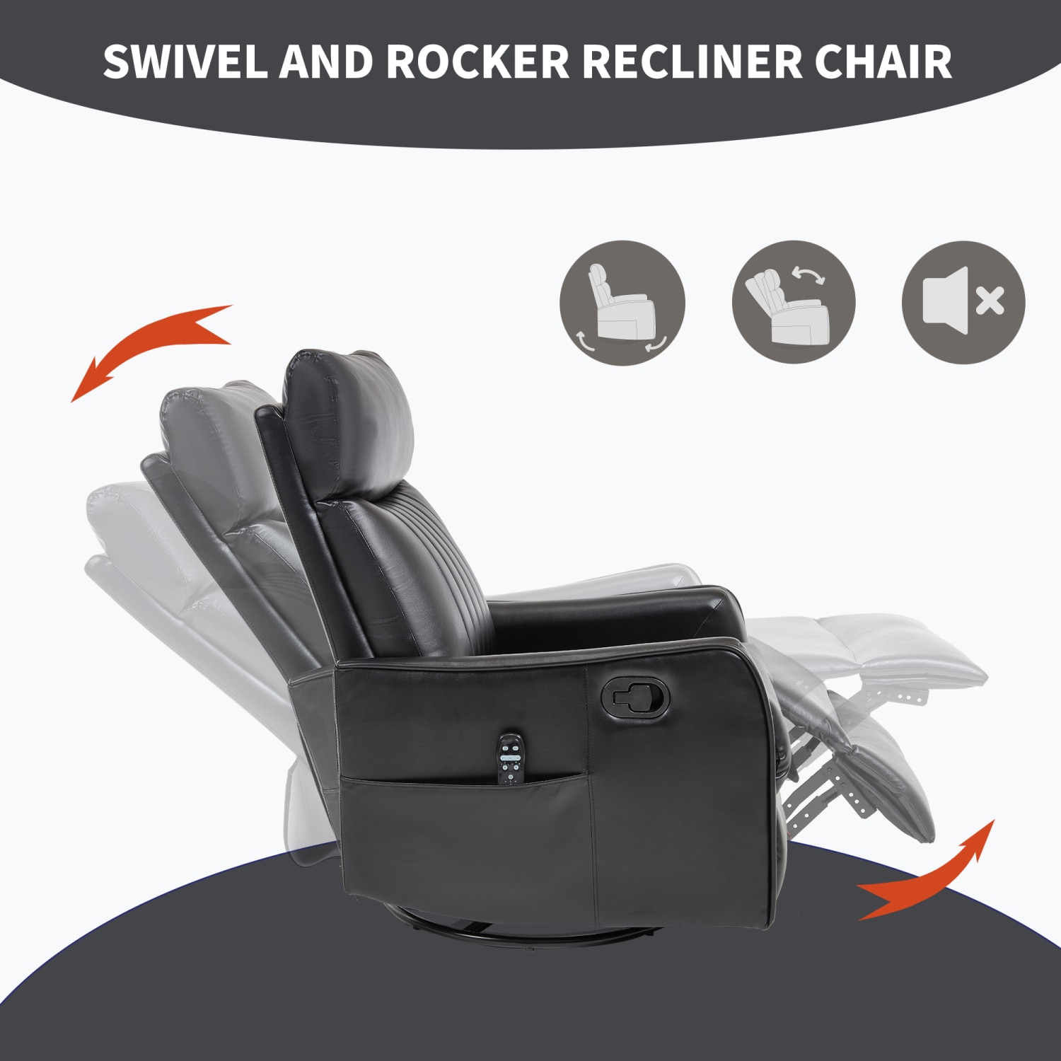 Streamdale Furniture W1803P321812 recliners - View #5