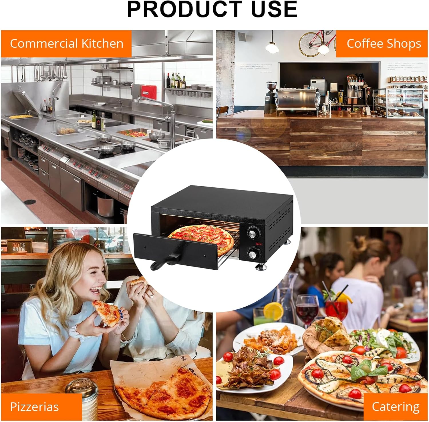 IdealHouse JOEY-1QTJZ0KV9NOE Outdoor-Pizza-Ovens - View #6