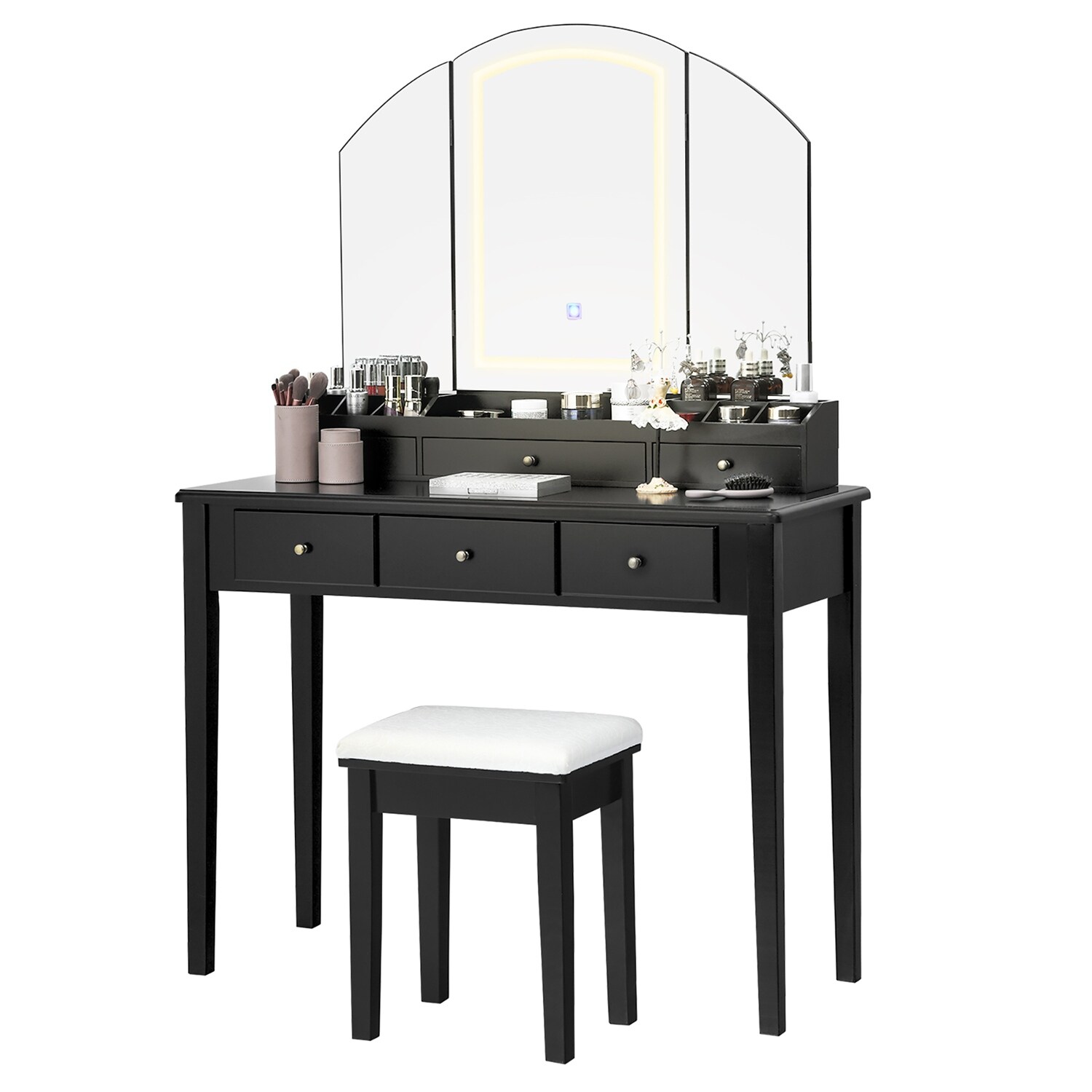 Costway CSHY001303 Bedroom-Vanities - View #10