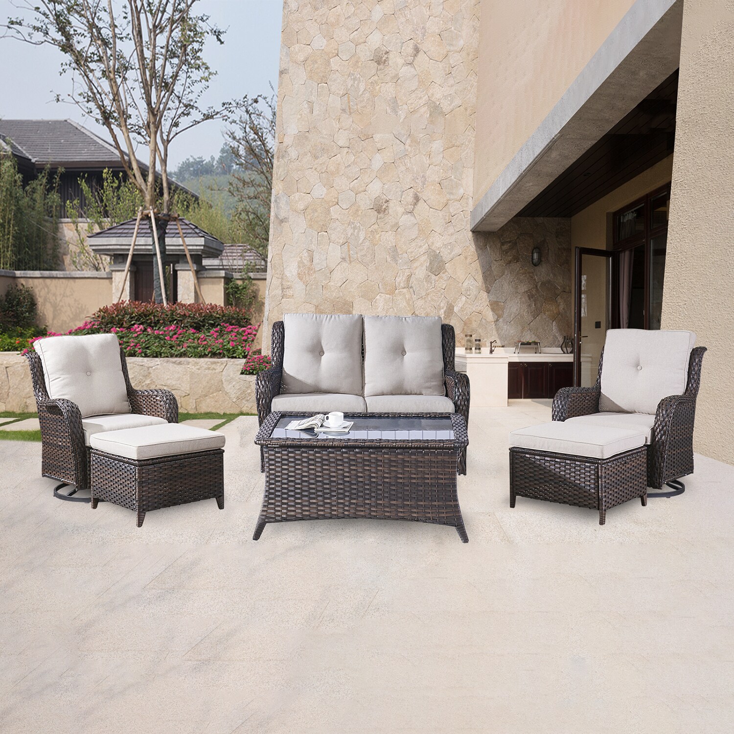 Rilyson FS038018023014-2 Patio-Conversation-Sets - View #2