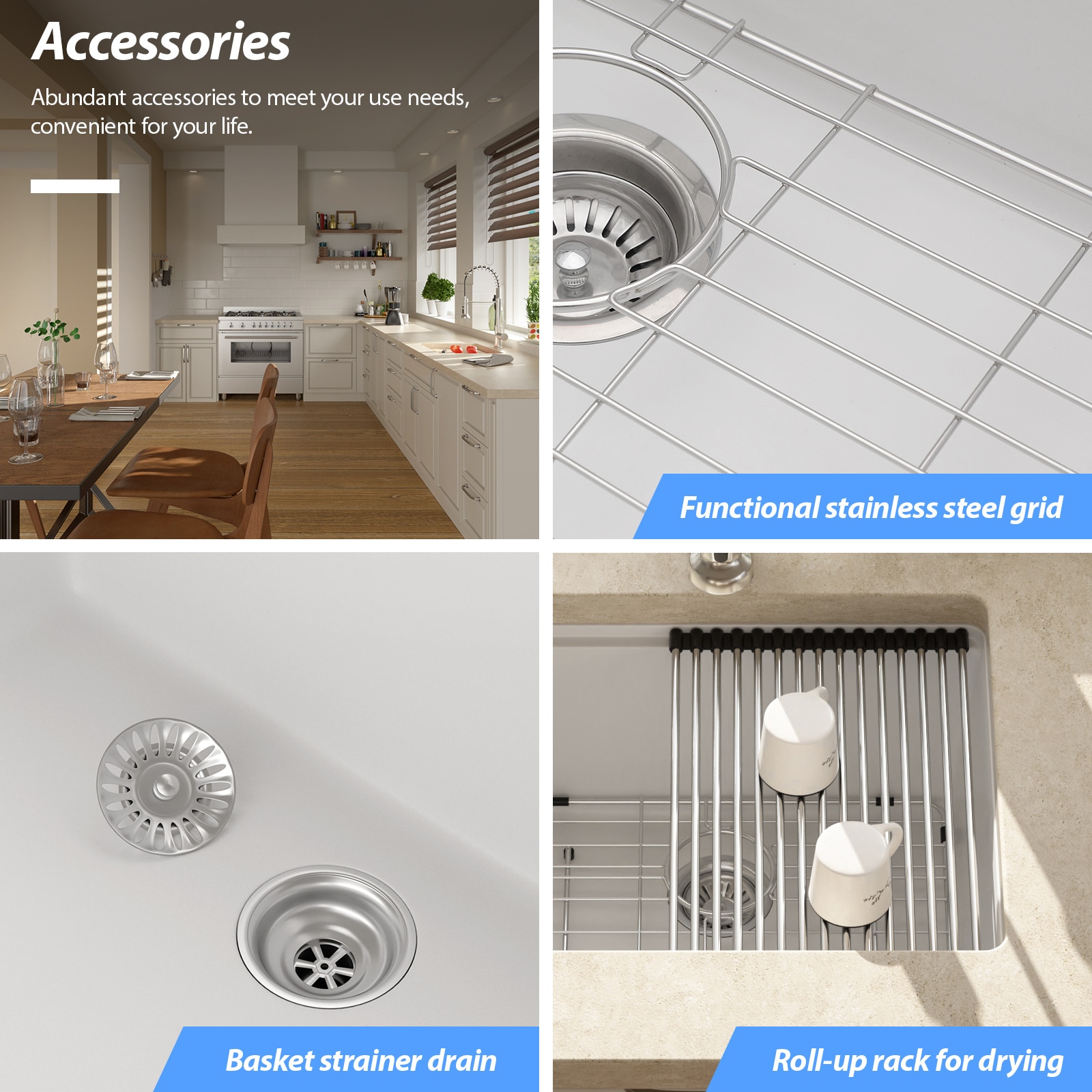 Lordear LD-SYSWHUS21 Kitchen-Sinks - View #8