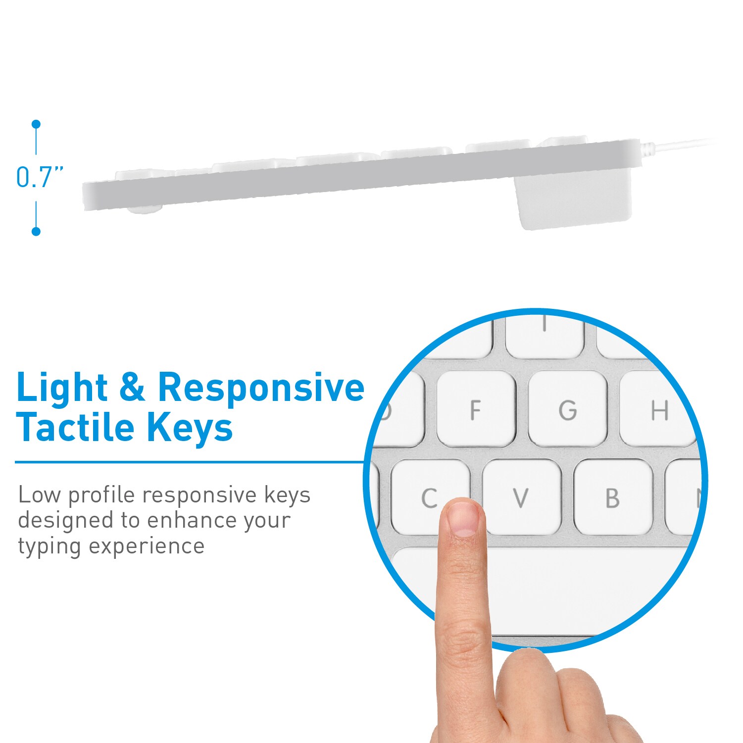 Macally SLIMKEYCA Computers-Peripherals - View #4