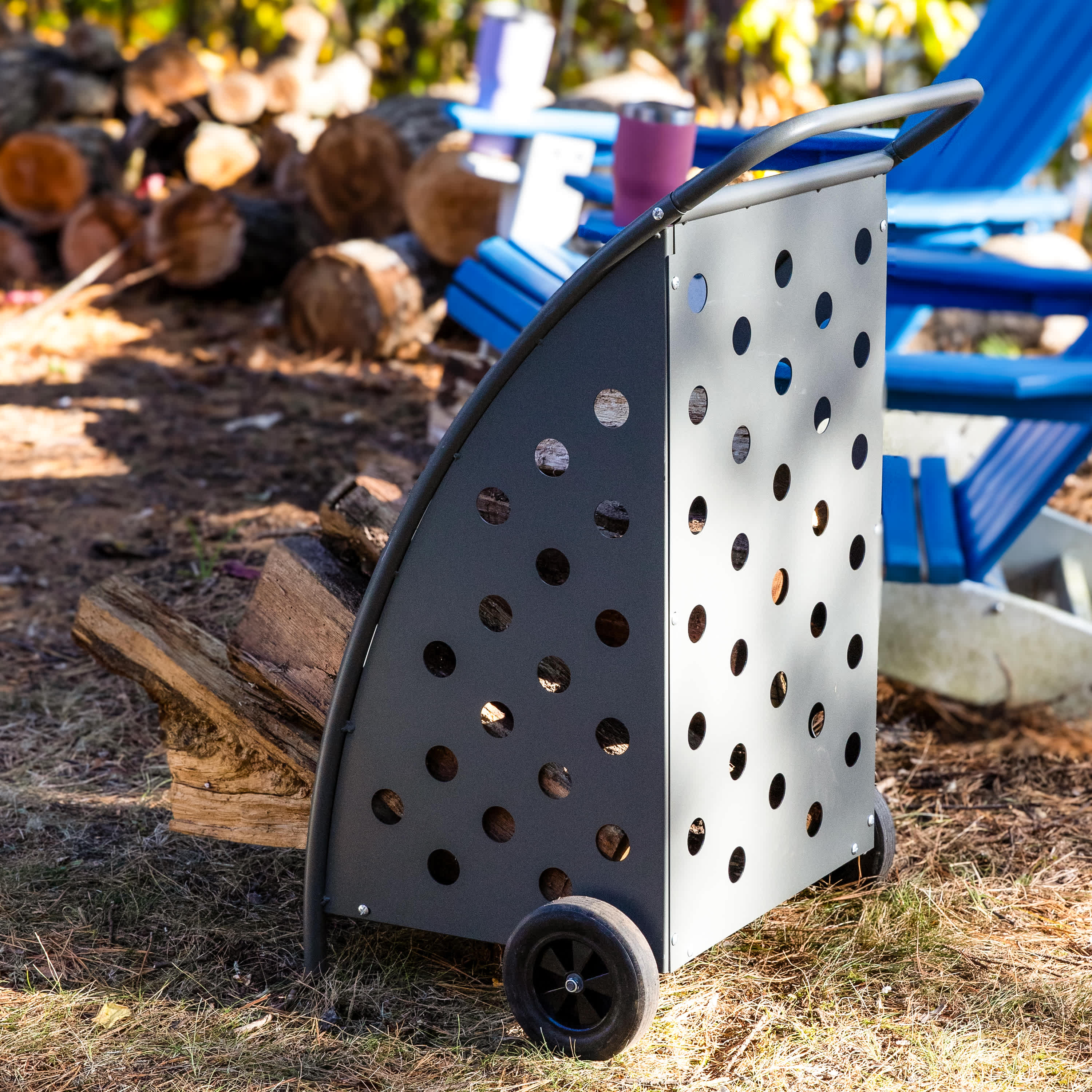 Sunnydaze Decor FSN-2081 Firewood-Storage - View #9