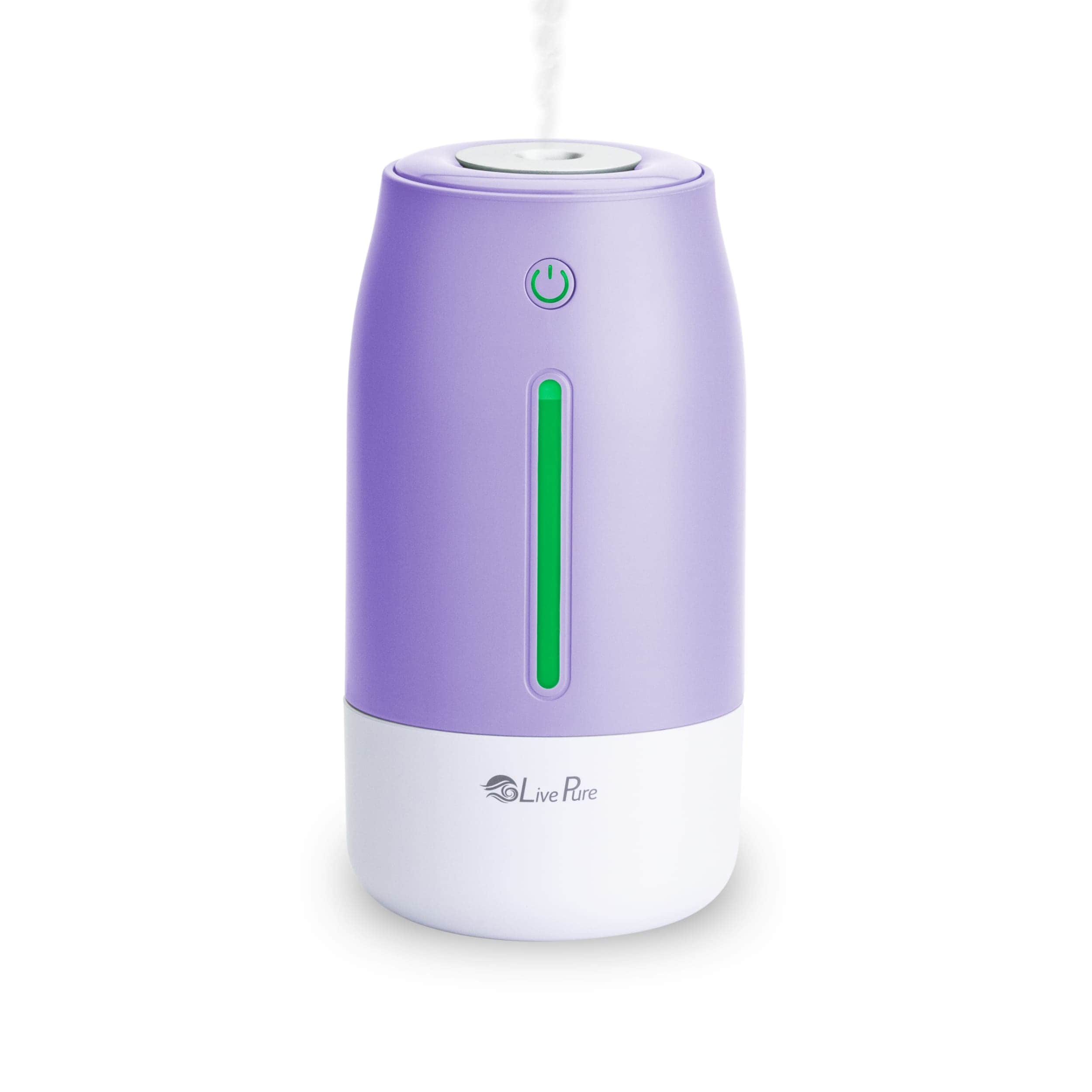 LivePure Cool Mist Portable 2 Cup Ultrasonic Cool Mist Humidifier - Lavender #LP250HUM-LAV