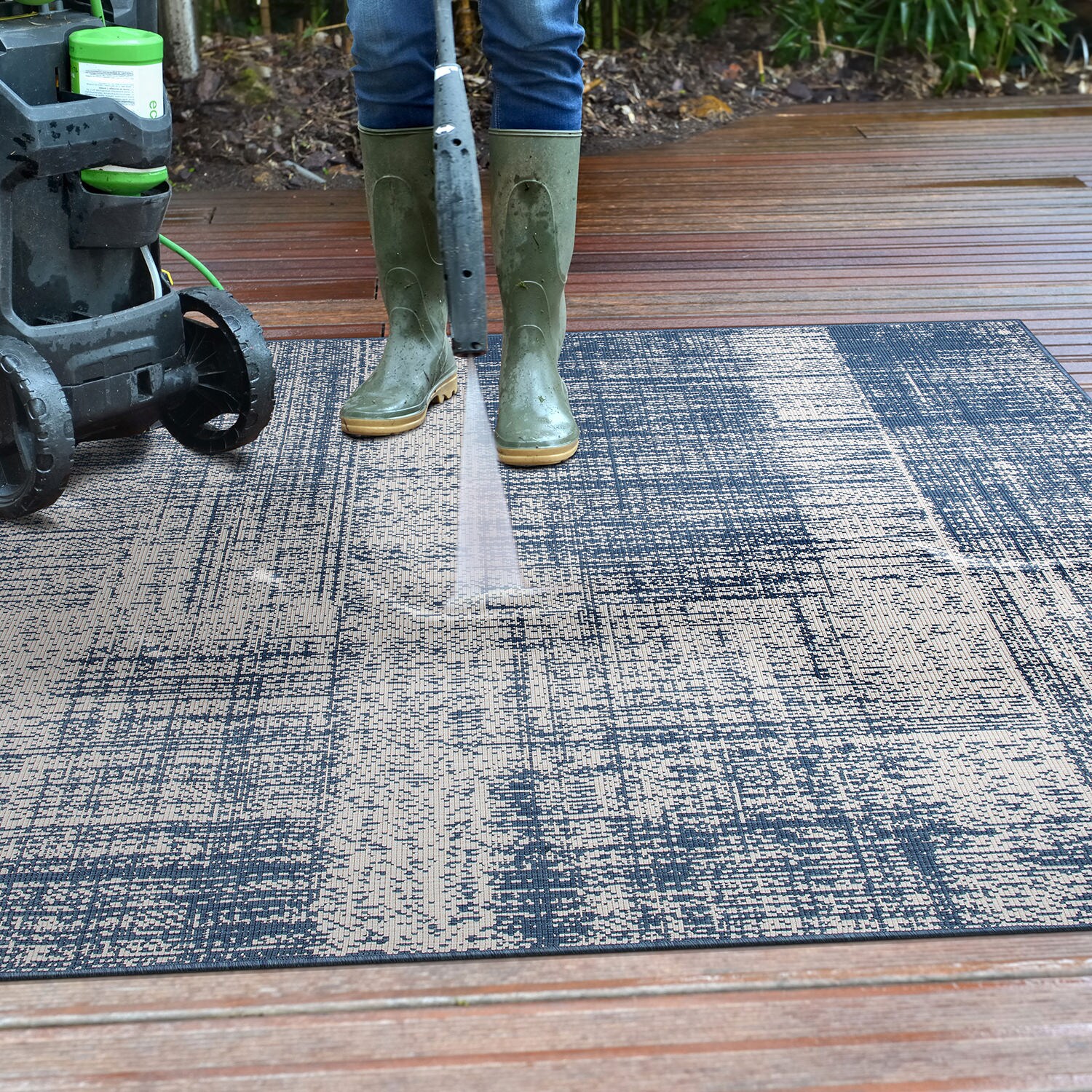 World Rug Gallery 4032BLUE5X7 rugs - View #11