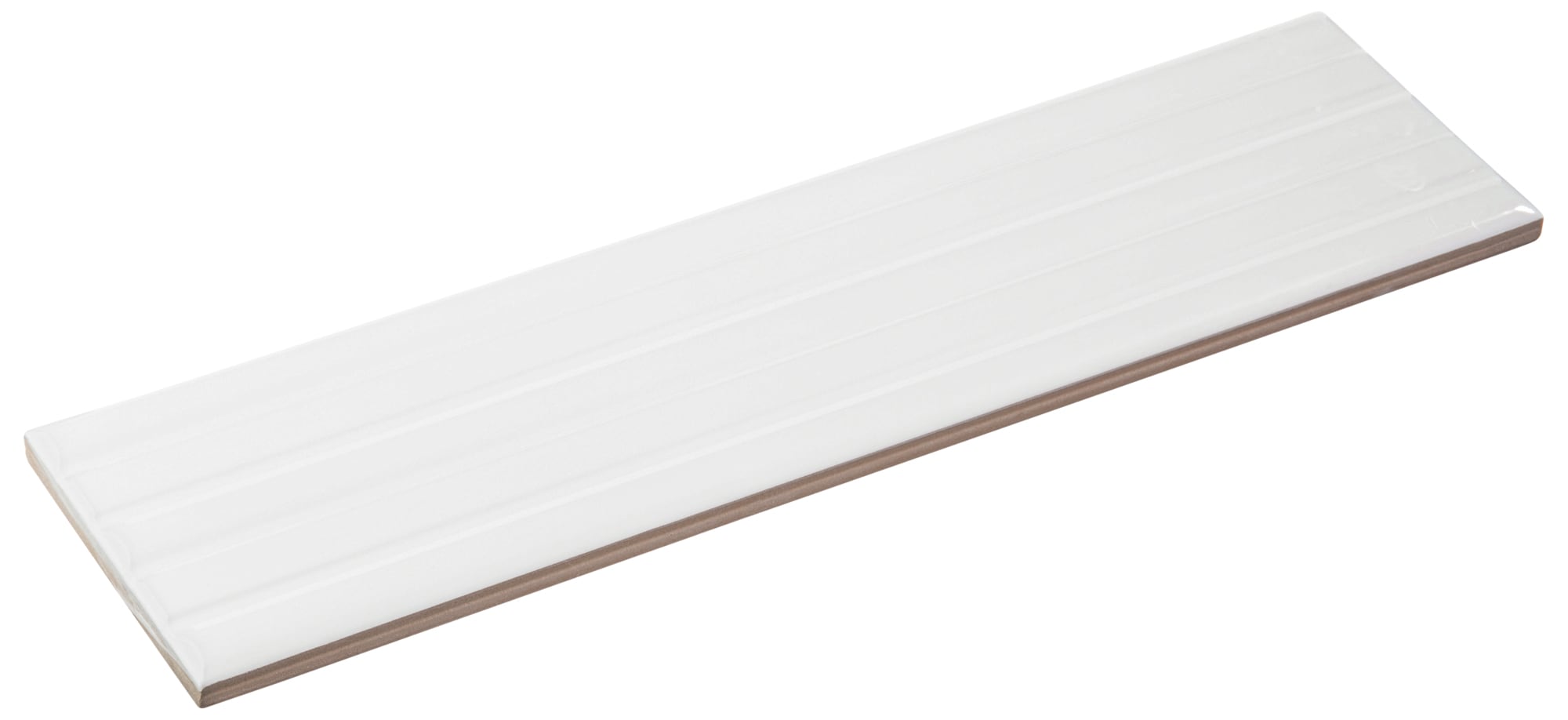 Andova Tiles SAM-ANDGAL799 Sample- Lino 3-in x 12-in Glossy Ceramic Subway Wall Tile