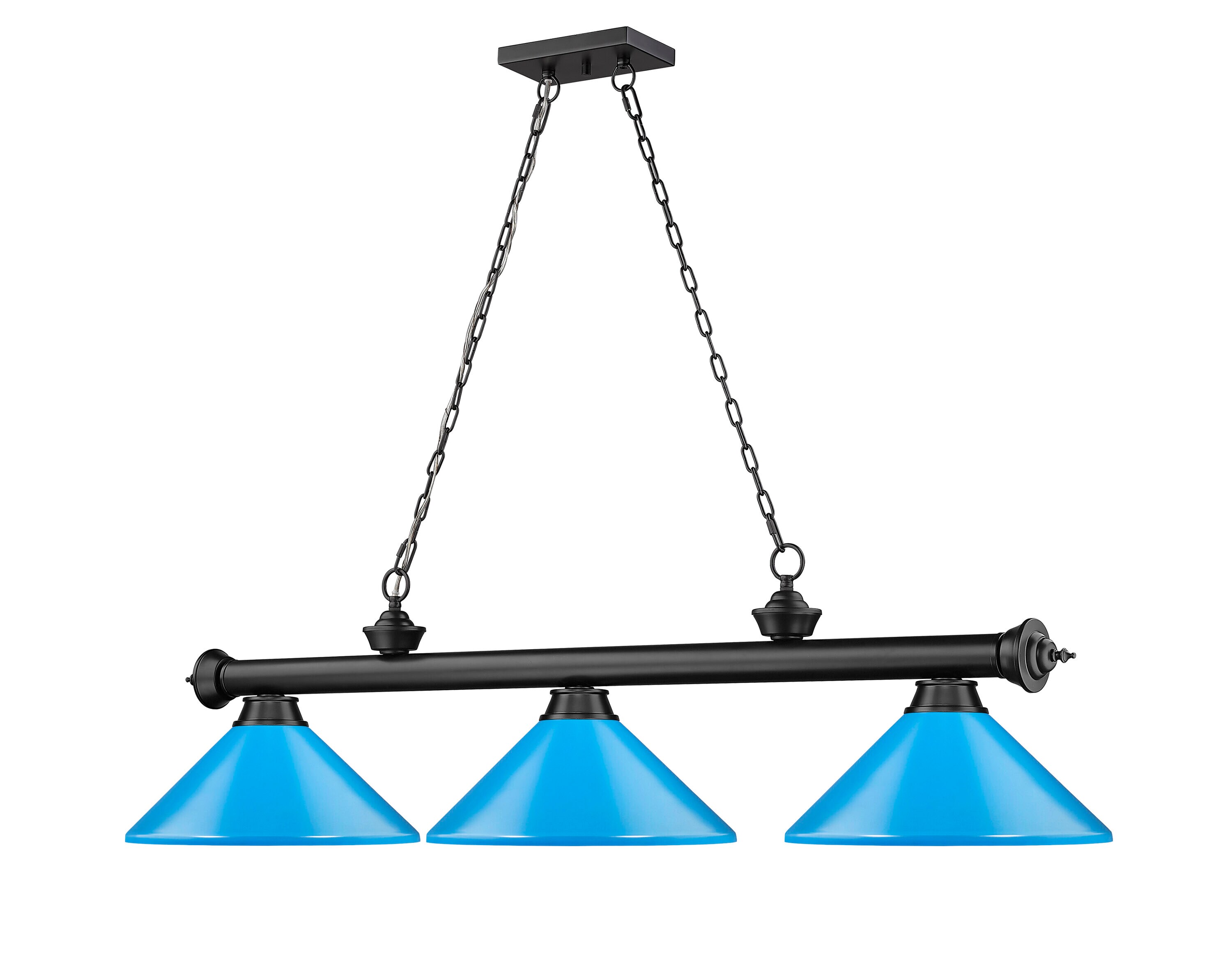 Z-Lite 2306-3MB-MEB Pool-Table-Lighting - View #3