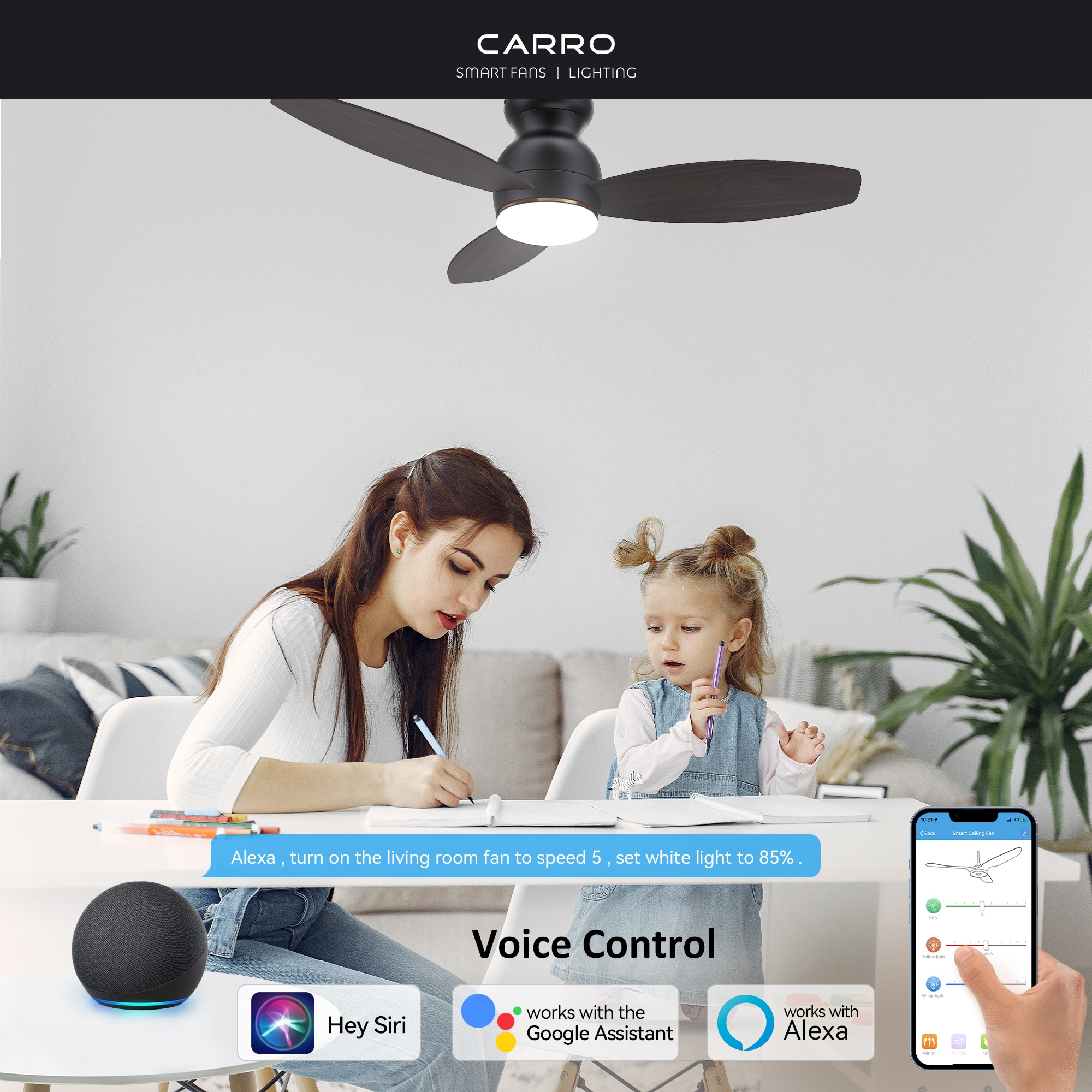 CARRO USA LS483Q-L12-B5-1 Ceiling-Fans - View #2