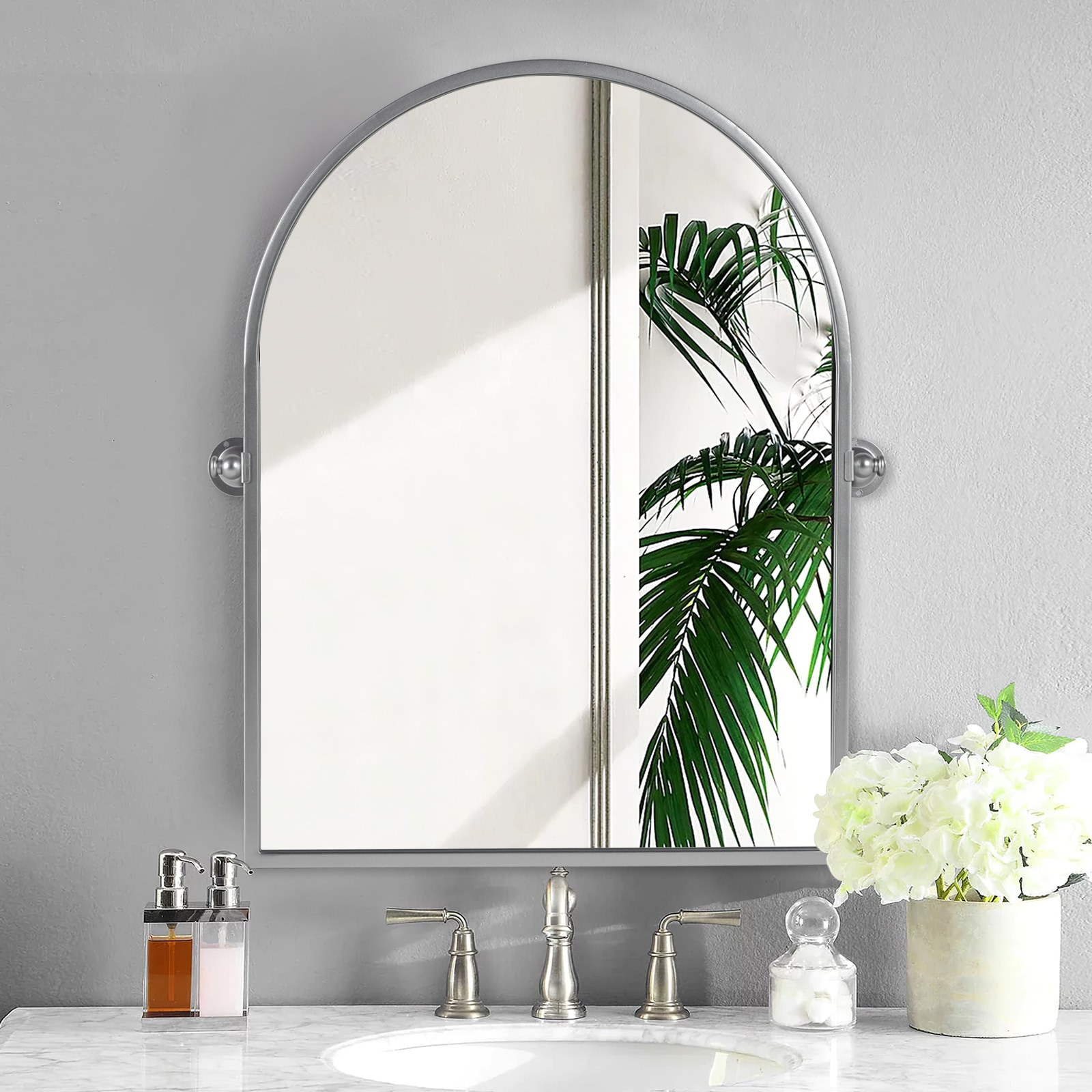 NeuType 24-in W x 36-in H Sliver Arch Framed Bathroom Vanity 