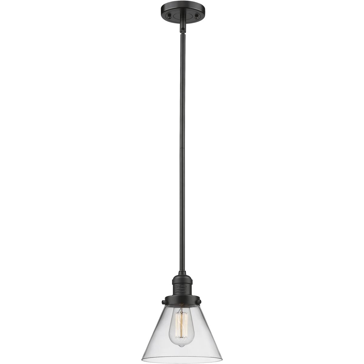 Innovations Lighting 1355483 201S-OB-G42-LED Franklin Restoration Cone Mini Pendant