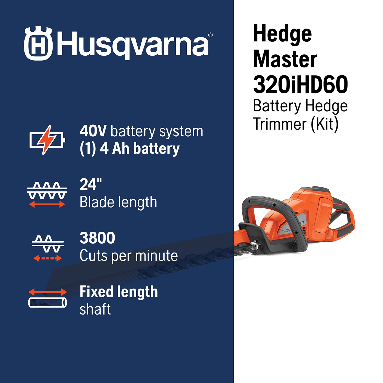 Husqvarna 970592602 Cordless-Hedge-Trimmers - View #2