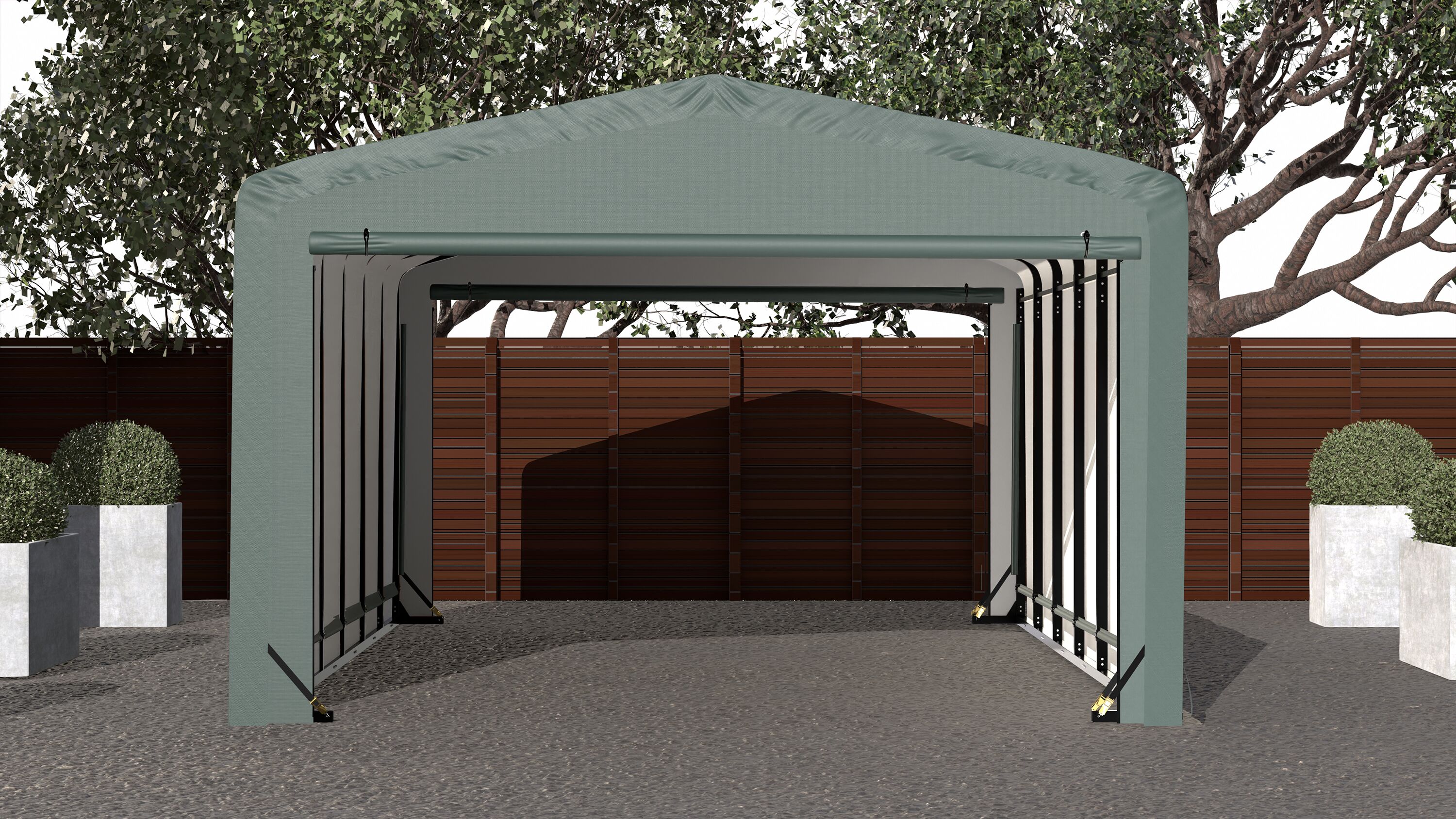 ShelterLogic SQAACC0104C01202708 Garage-Buildings - View #2