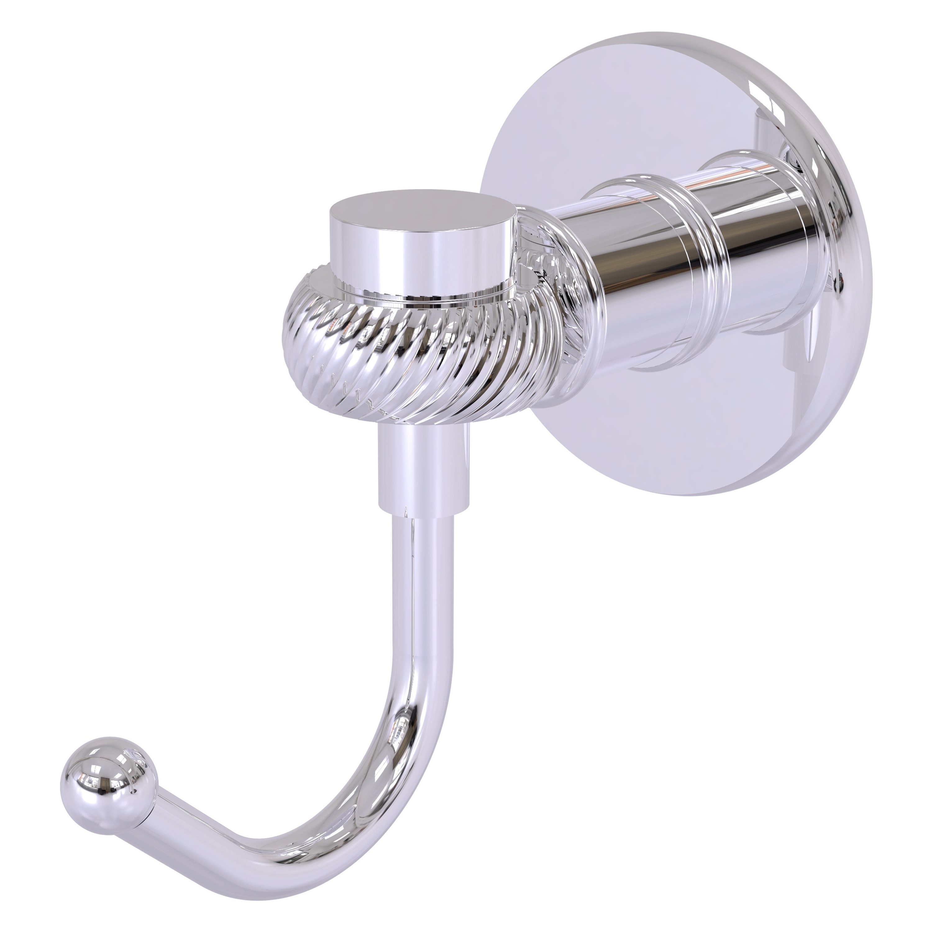 Allied Brass 2020T-PC Continental Polished Chrome Single -Hook Wall mount Towel Hook
