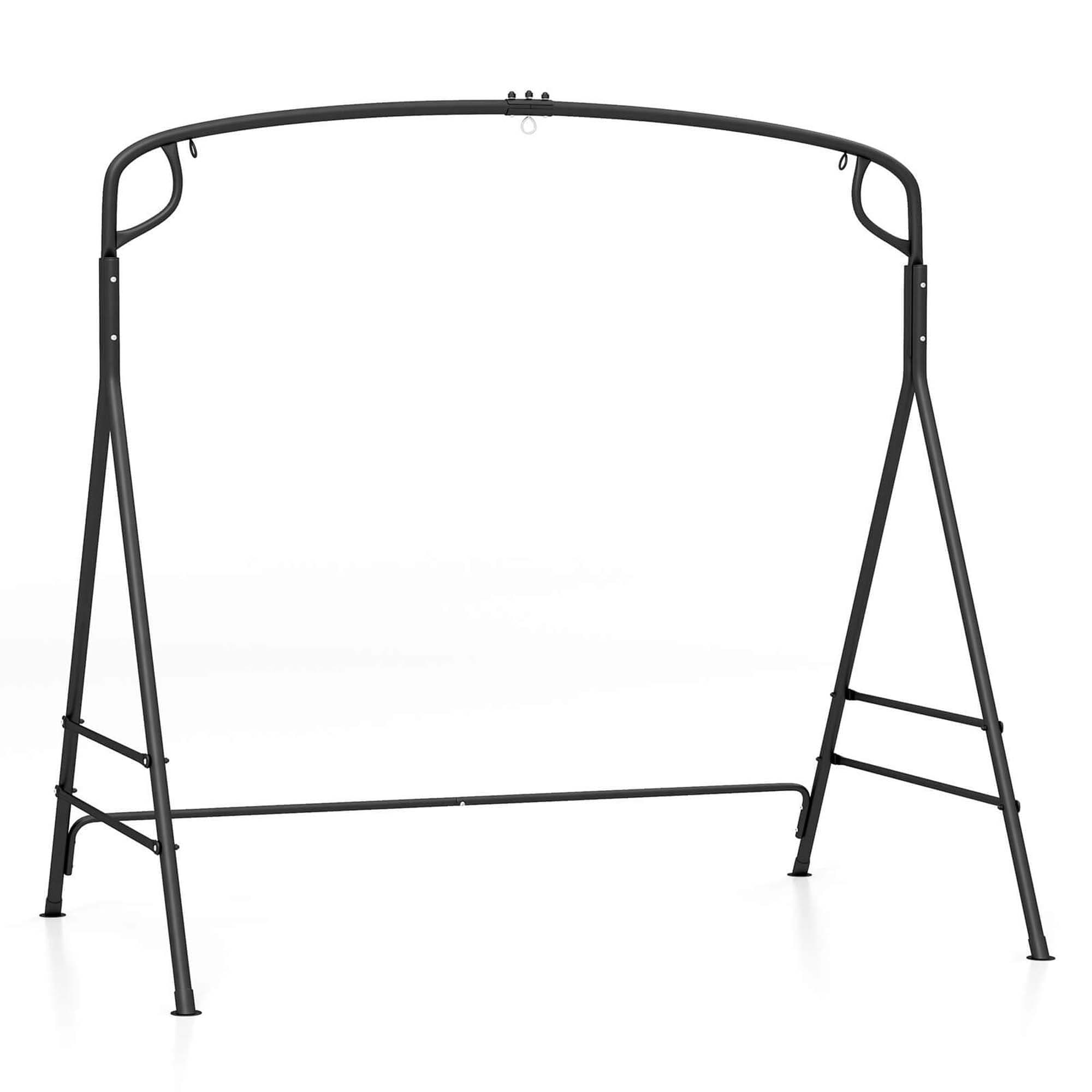Costway HCST00160 1 -person Black Outdoor Swing