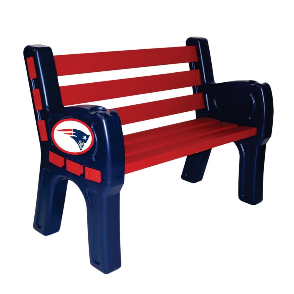 Imperial International New England Patriots 48-in L NFL Recycled Plastic  Park Bench in the Park Benches department at