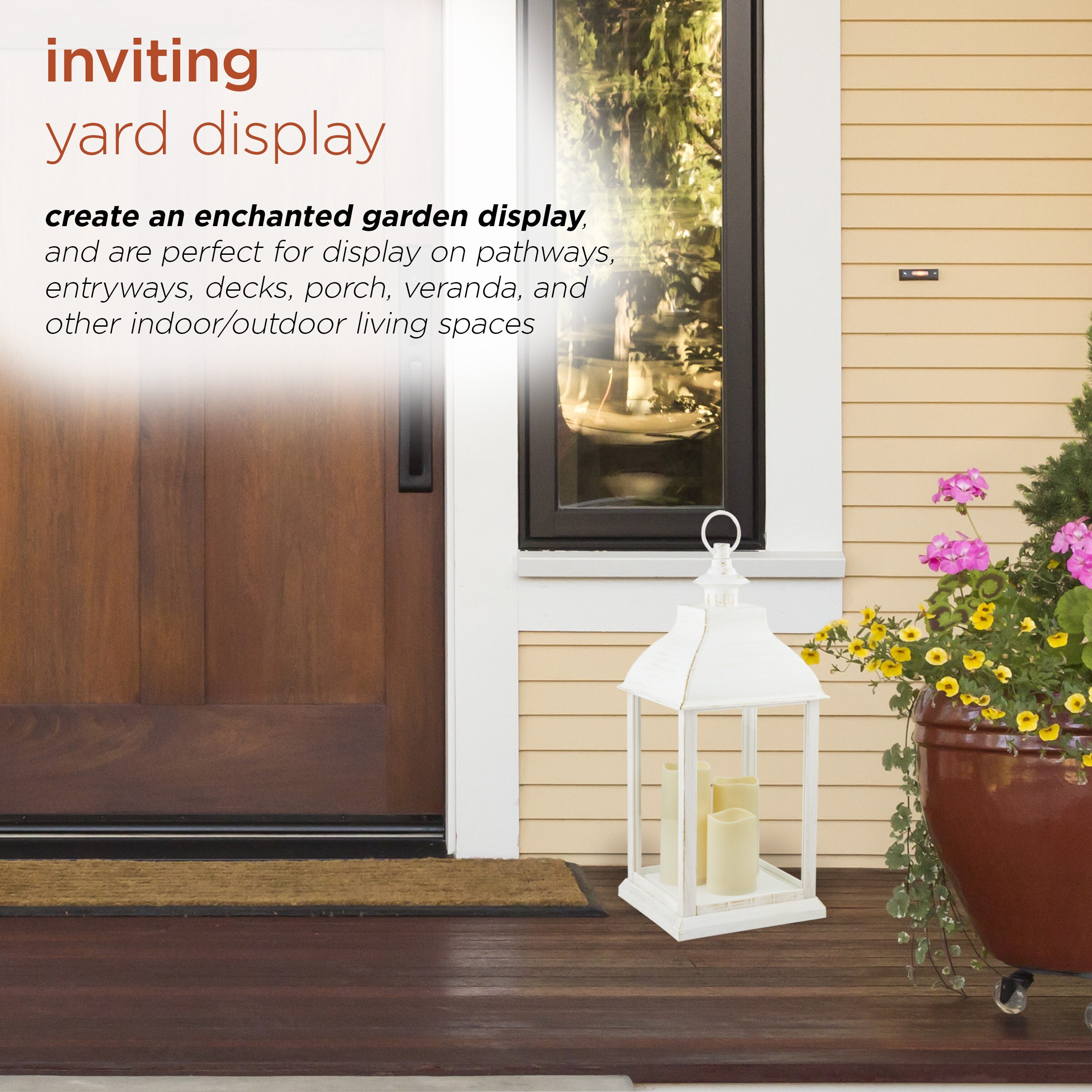 Alpine Corporation IVY100HH-S Outdoor-Decorative-Lanterns - View #5
