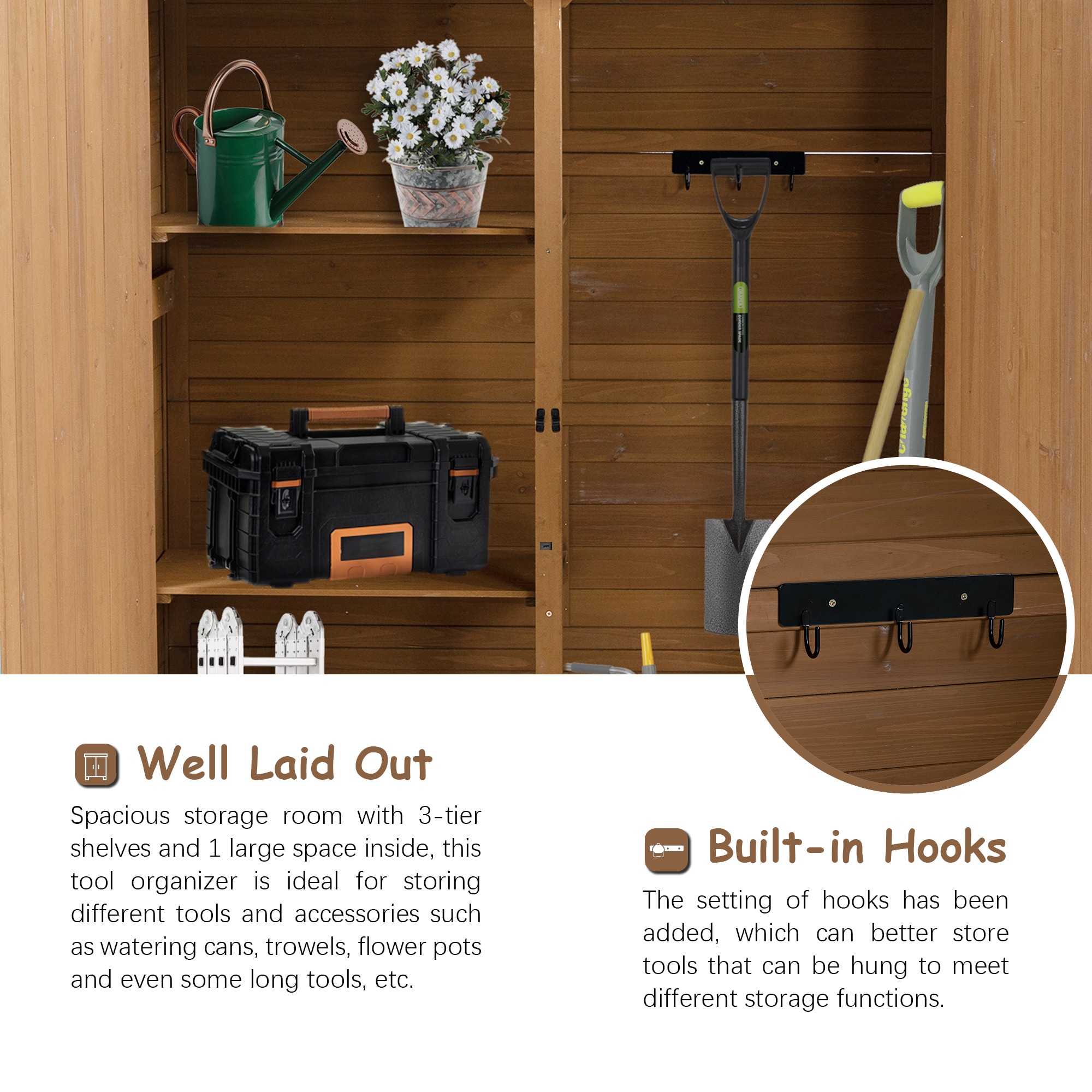 BABOOM BOM-S00026-OR Wood-Storage-Buildings - View #5