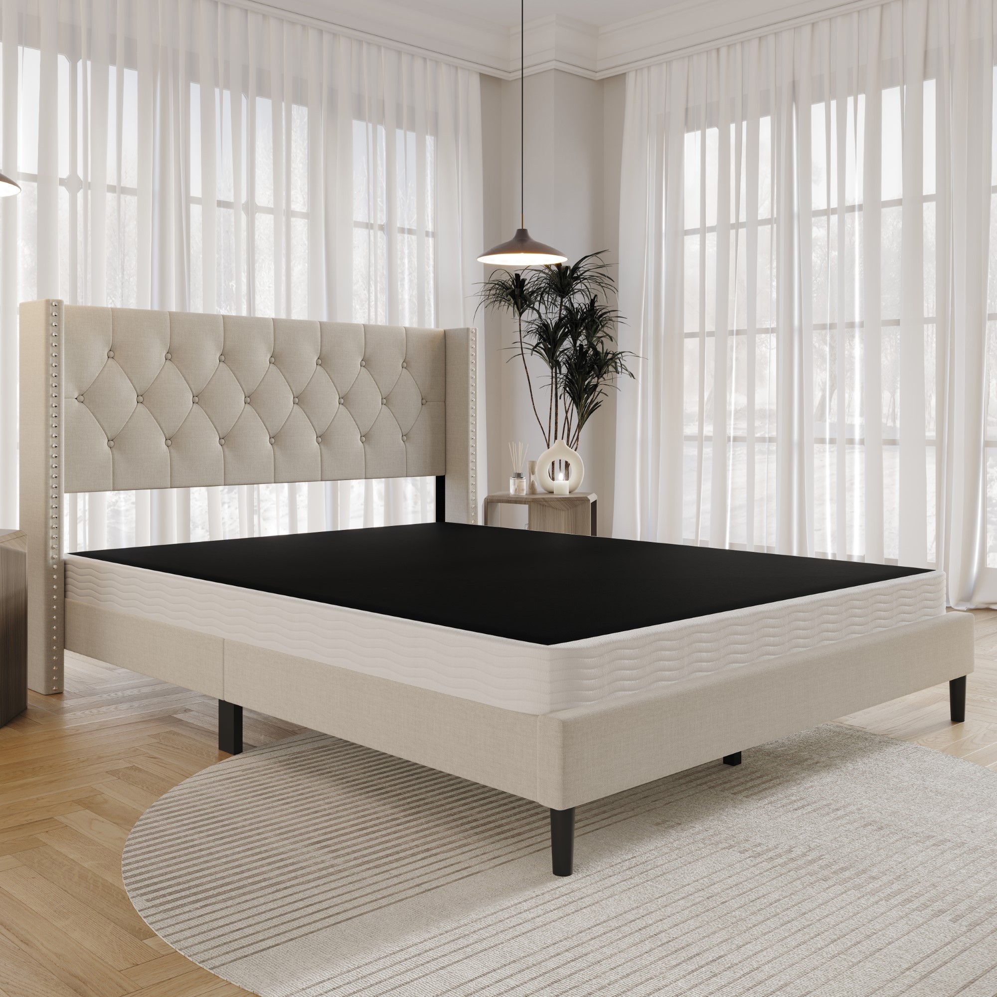 Home Design 5-Inches Low profile Queen Box Spring #80174MLB-511