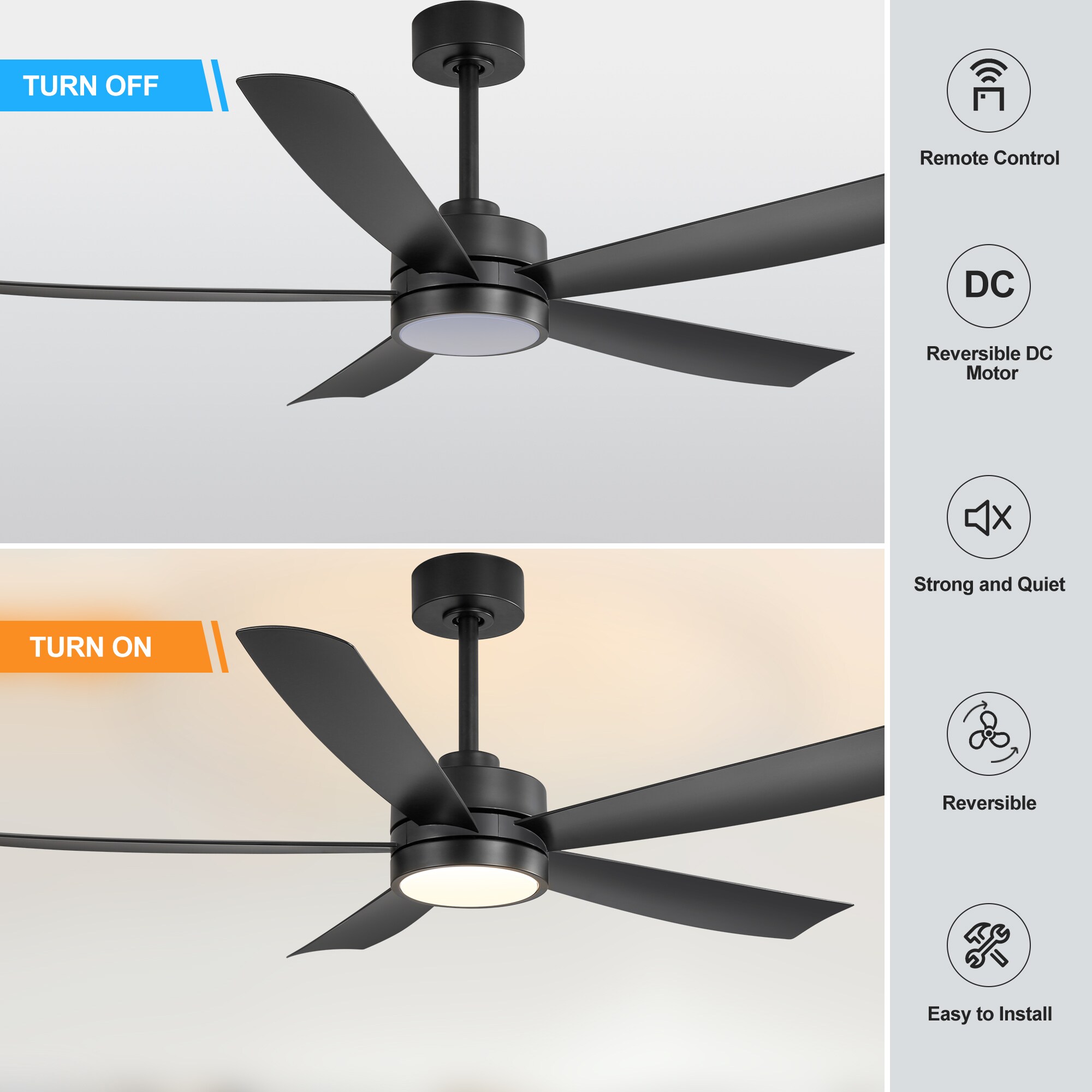 Breezary 27021-BK Ceiling-Fans - View #8