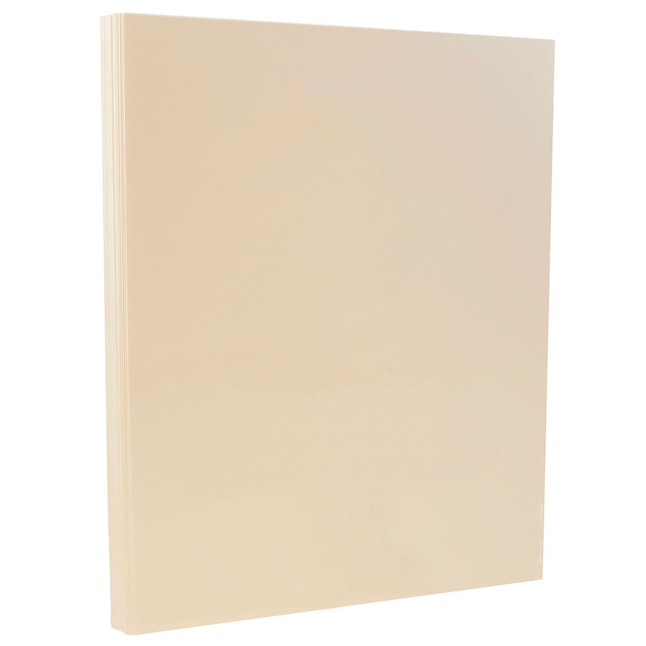 Jam Paper & Envelope Vellum Bristol Cardstock, 8.5 x 11, 50 per Pack, 110lb Grey