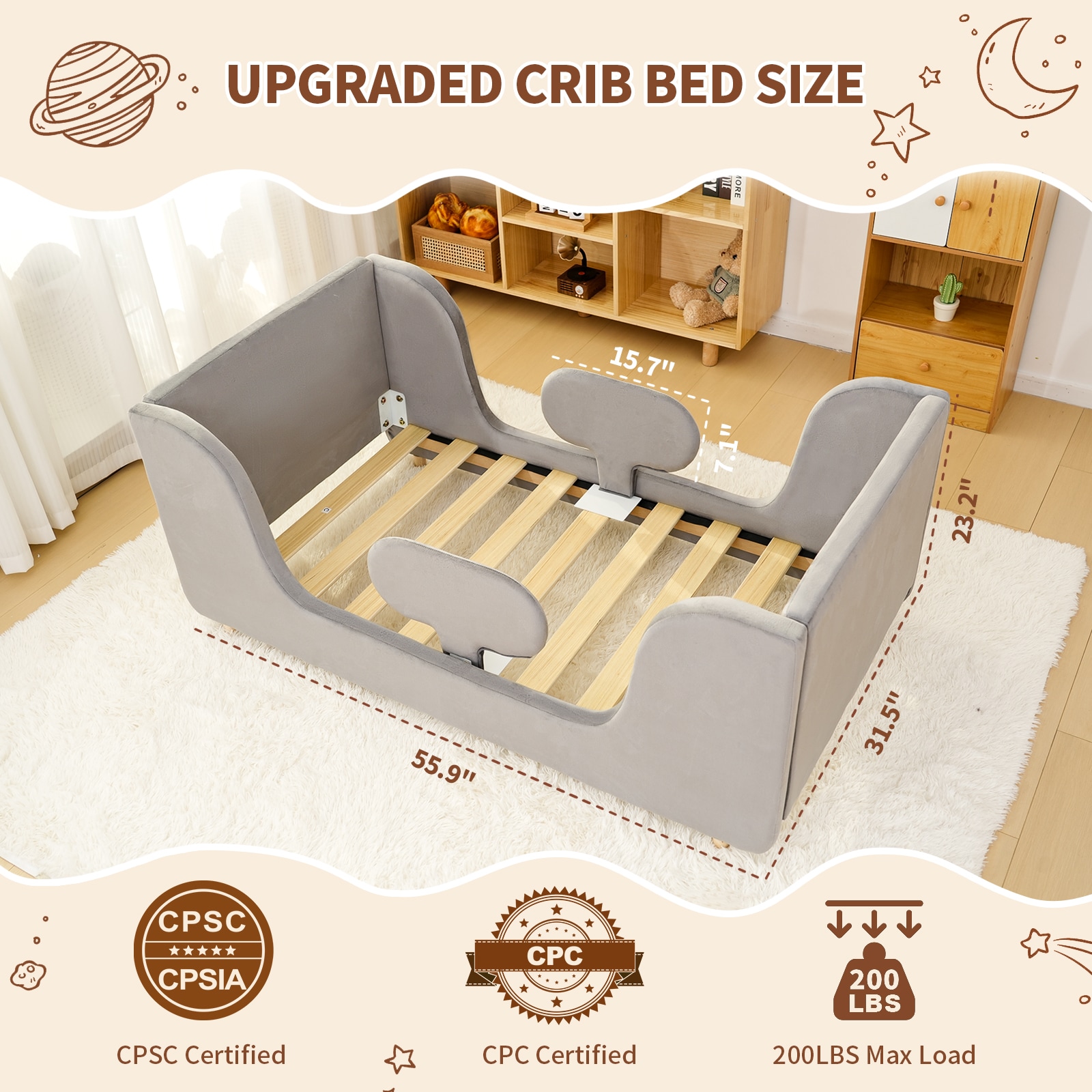 Esazn I1502530-TB-G Toddler-Beds - View #2