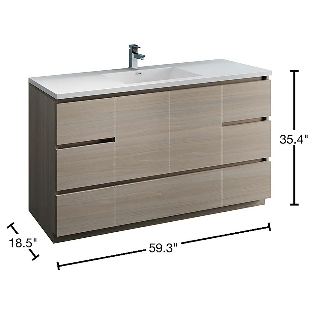 Fresca FCB9360MGO-S-I Bath-Vanity-Combo - View #11