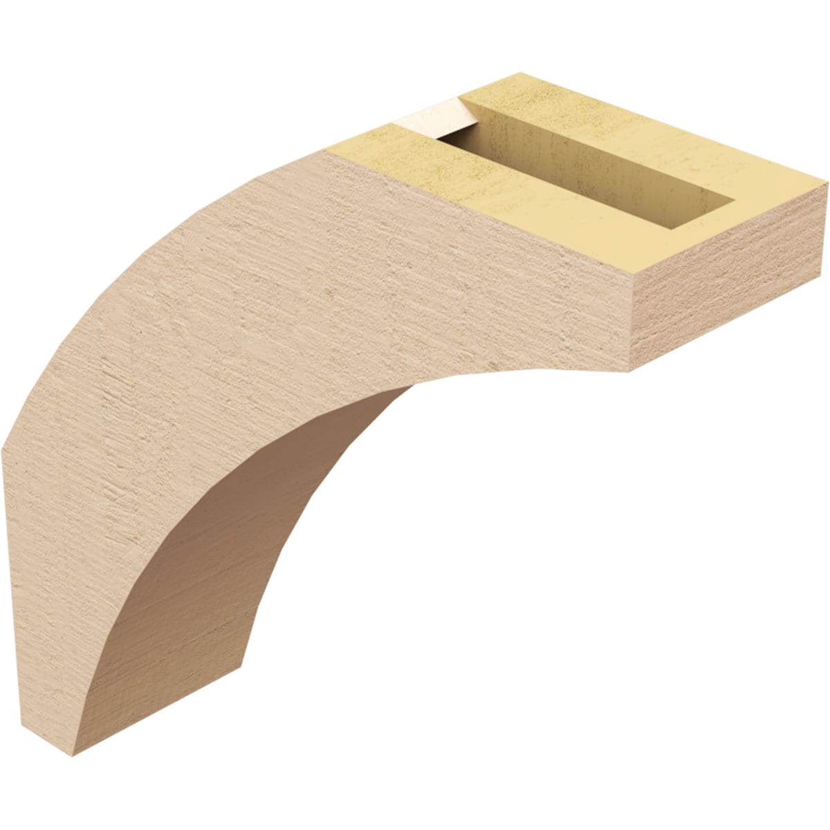 Ekena Millwork BRCUR03X10X10THRRCPR braces - View #6