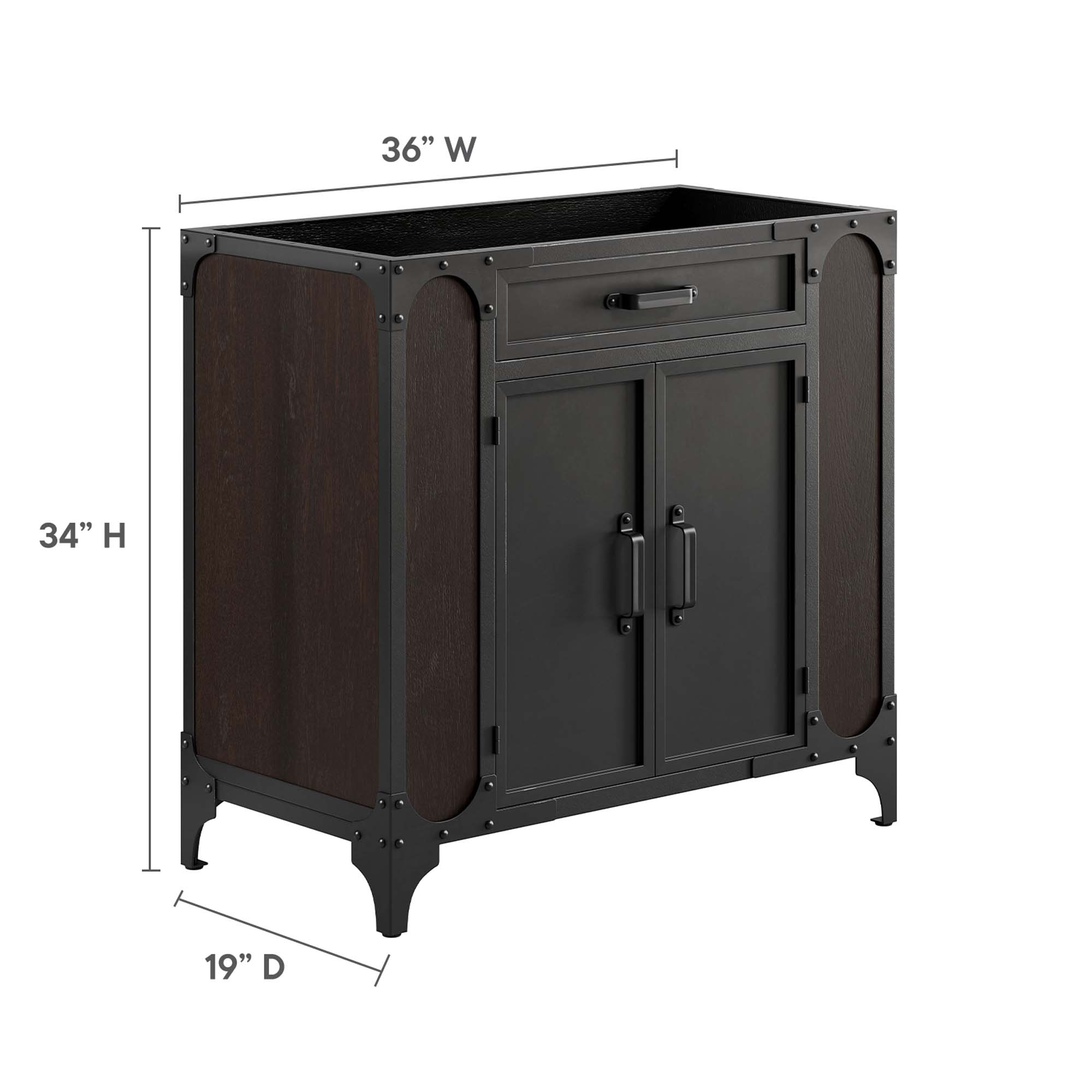 Modway EEI-6129-BLK-WAL vanities - View #3