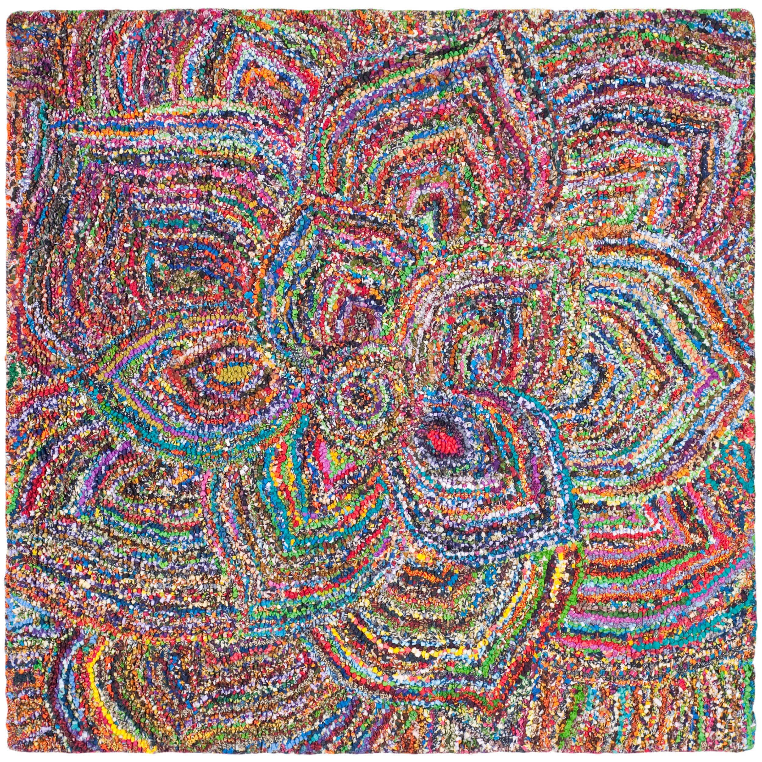 Safavieh Nantucket 517A Multi 4 x 4 Square Area rug in the Rugs ...