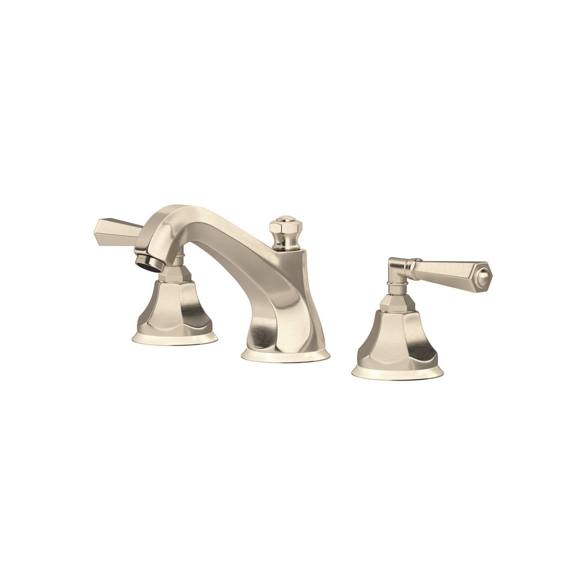 Rohl A1908LMSTN-2 Palladian Widespread Lavatory Faucet With Low Spout