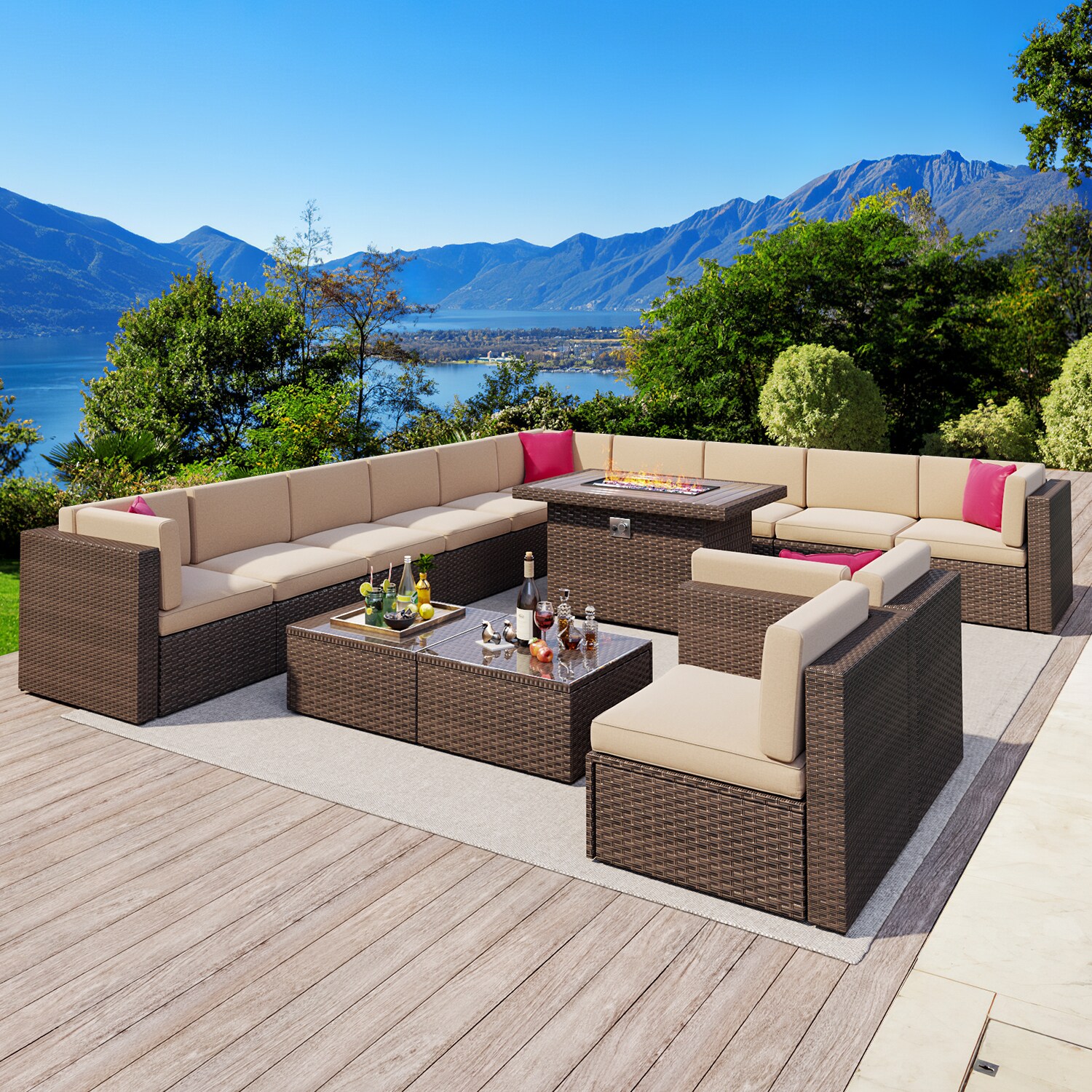 AOXUN G12035BRAACAAC+G2500 Patio-Conversation-Sets - View #8