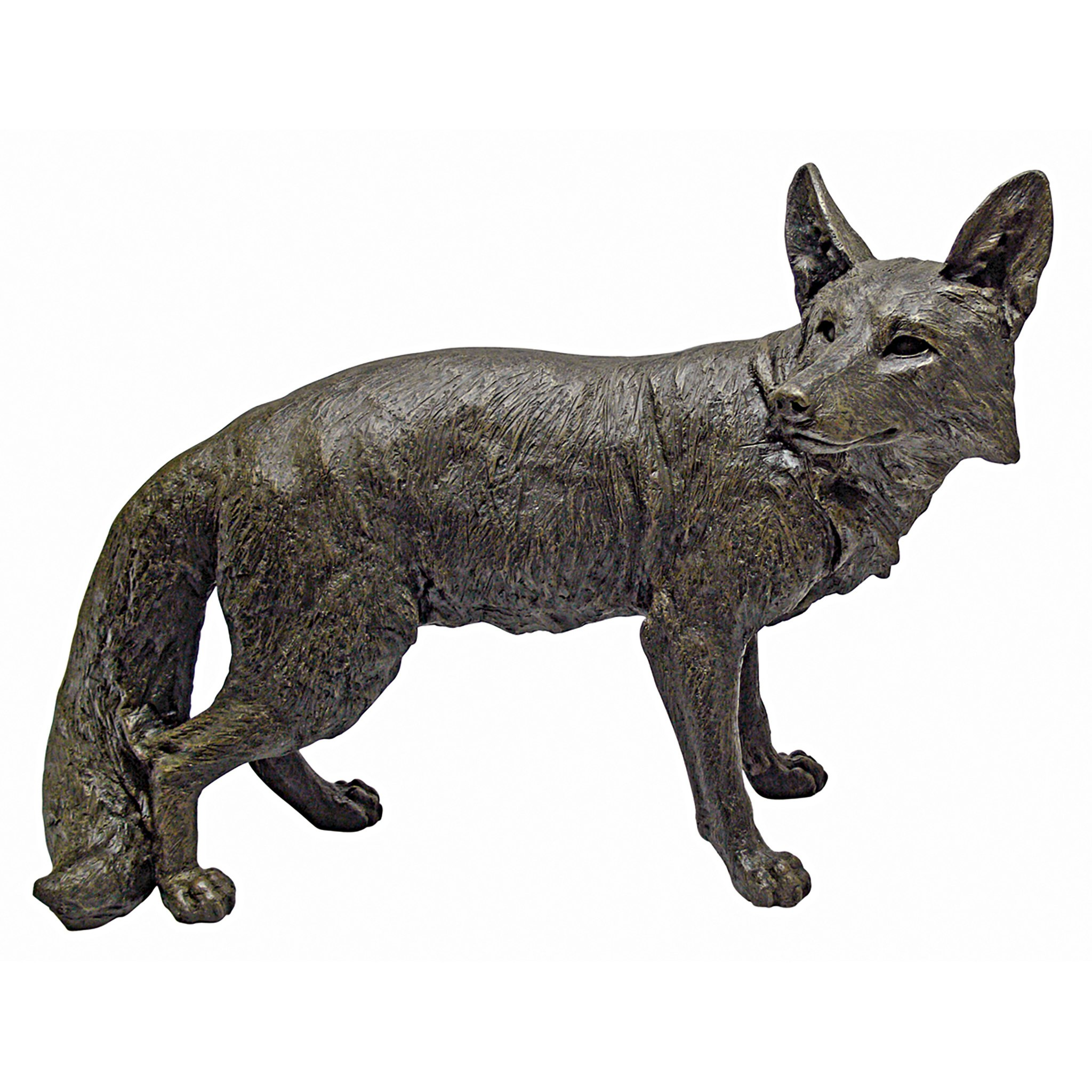 Design Toscano KY1864 19-in H x 25-in W Bronze Animal Garden Statue