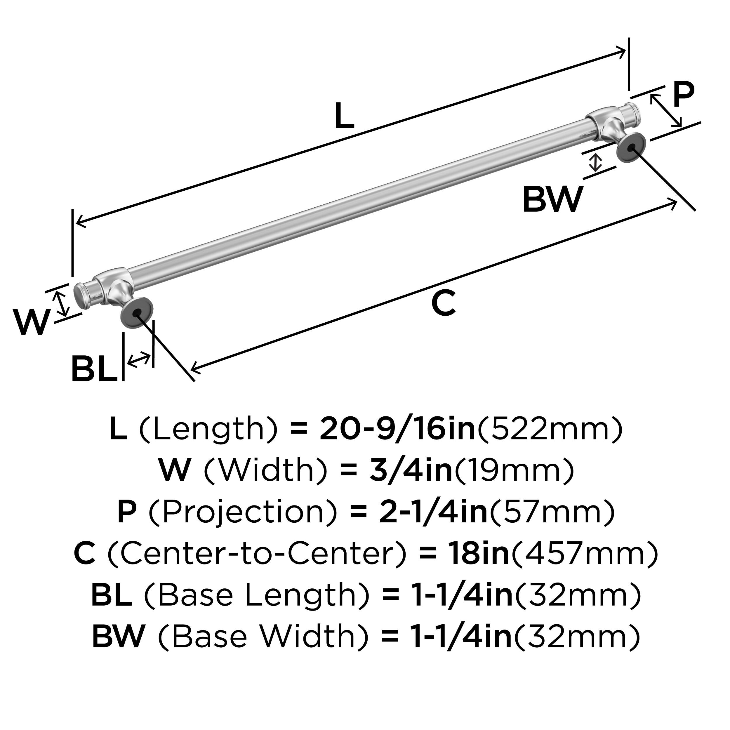 Amerock BP5406626 Cabinet-Pulls - View #5