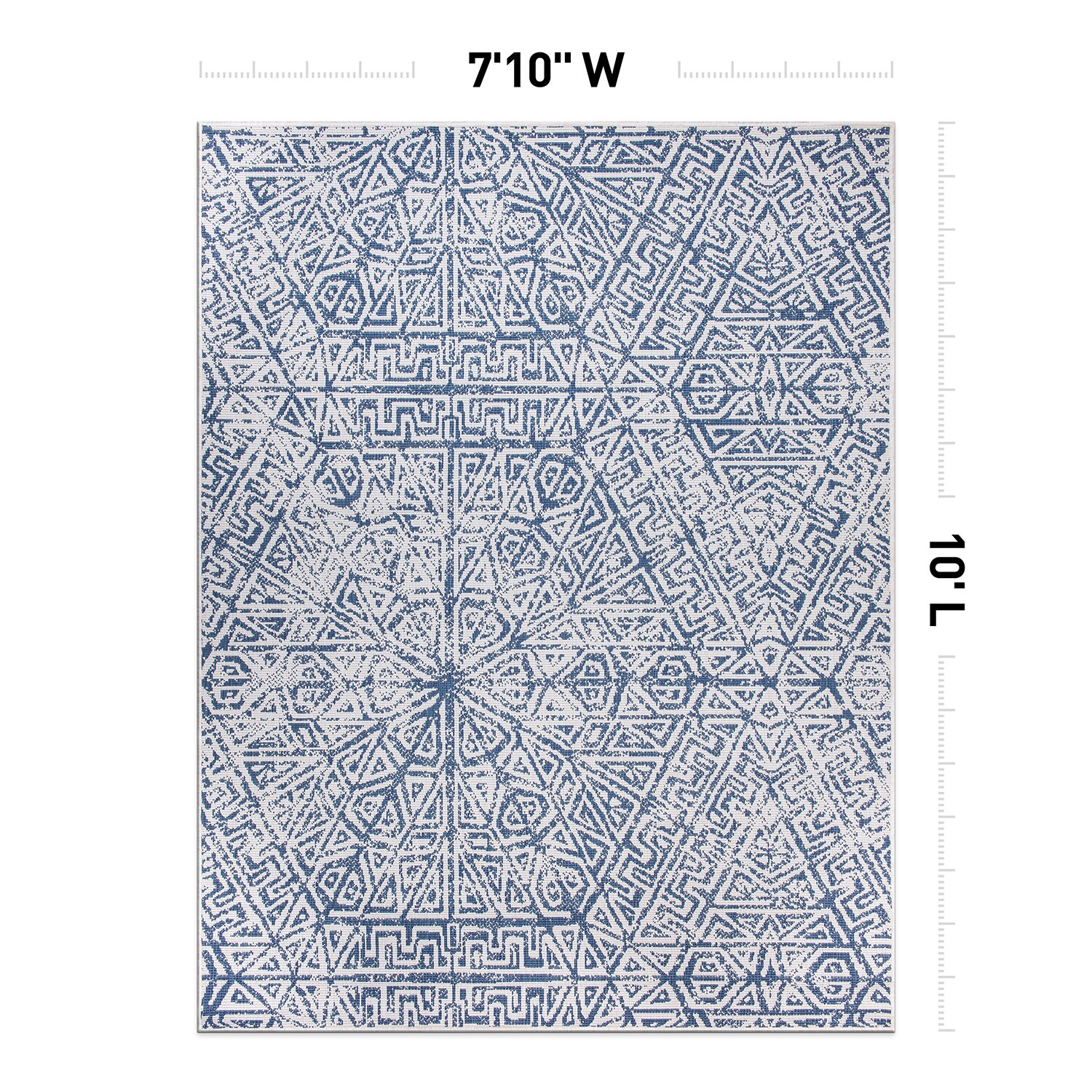 World Rug Gallery 4028BLUE8X10 rugs - View #2