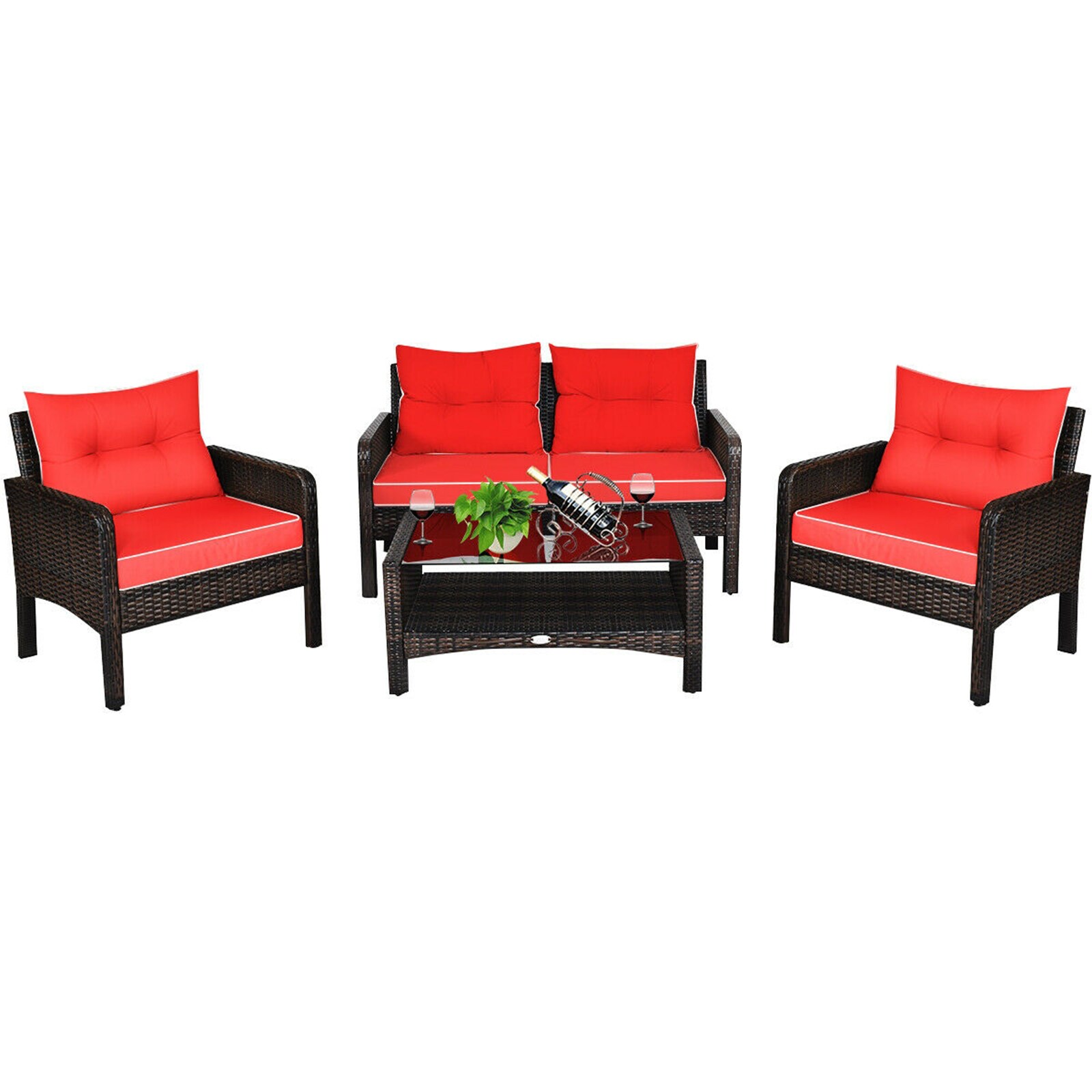 WELLFOR OUG68637ARE+ Patio-Conversation-Sets - View #2