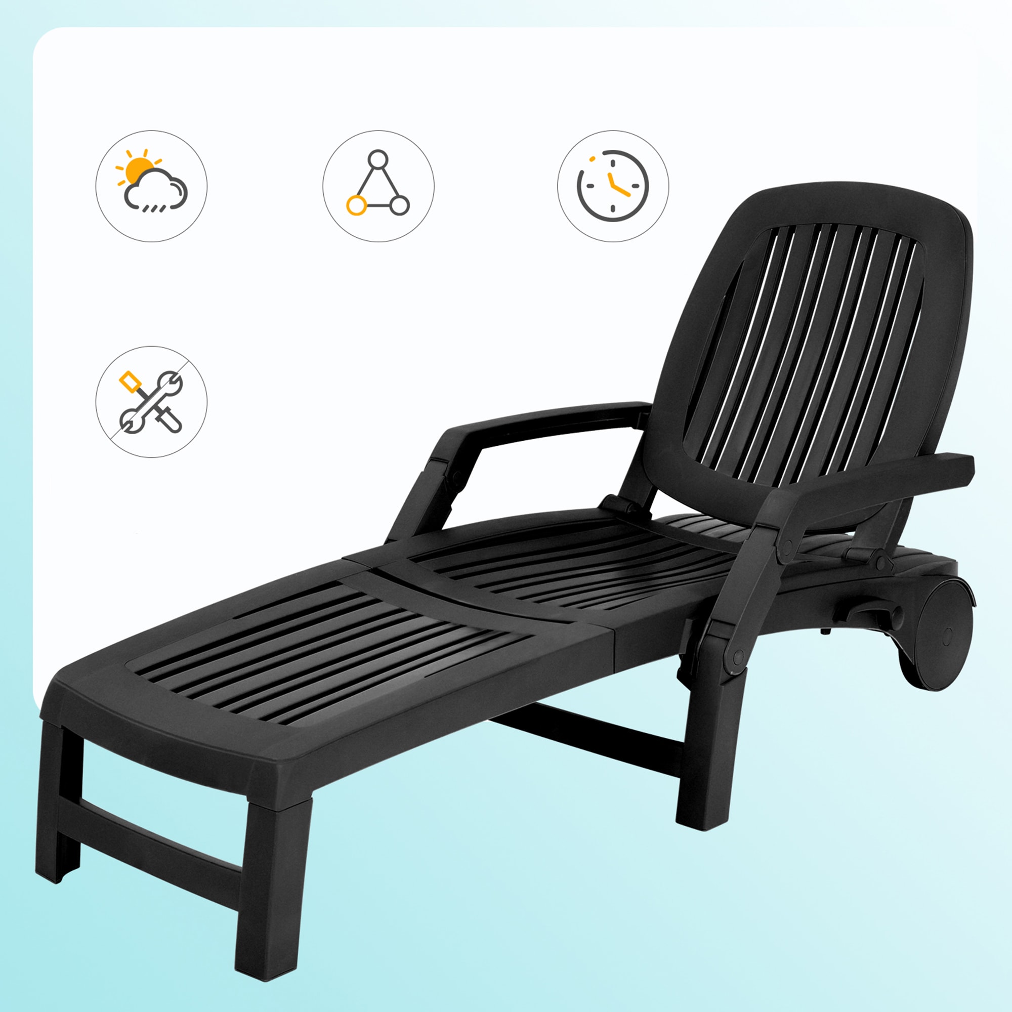 Costway OP70717BK Patio-Chairs - View #4