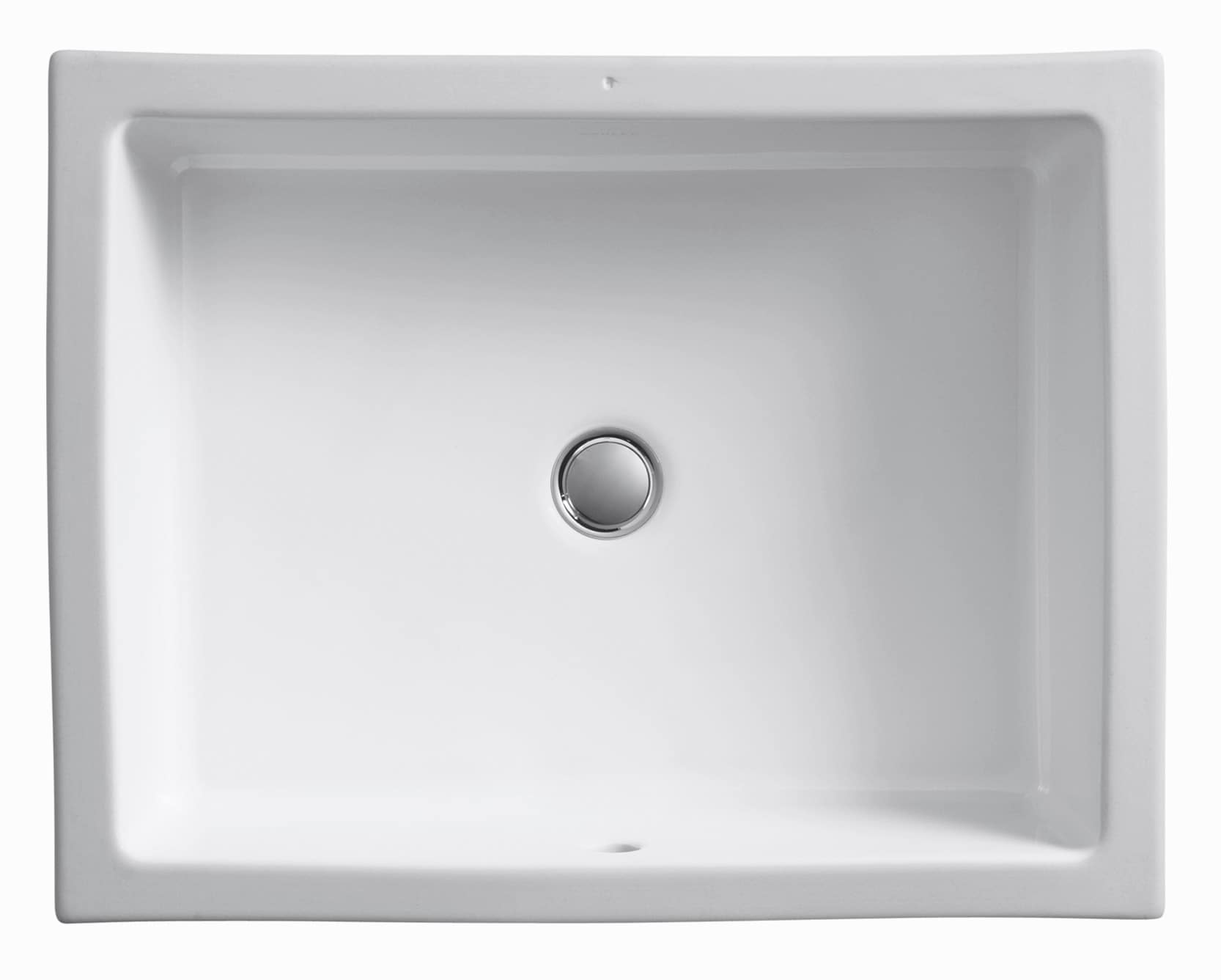 KOHLER Verticyl White Undermount Rectangular Traditional Bathroom