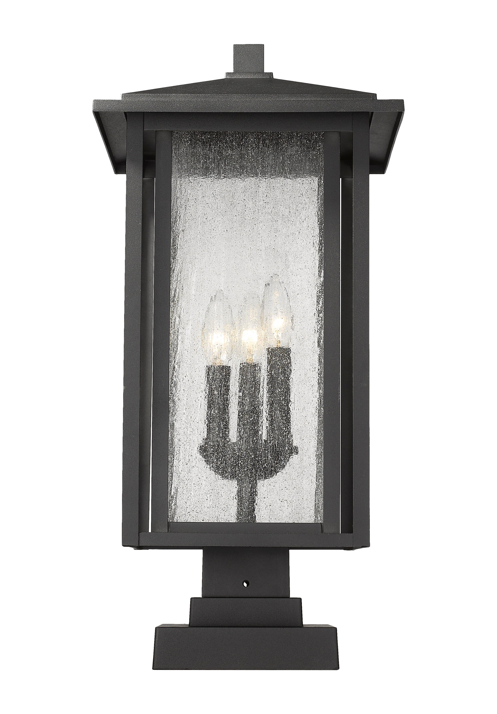 Z-Lite 554PHXLS-SQPM-BK Post-Lights - View #3
