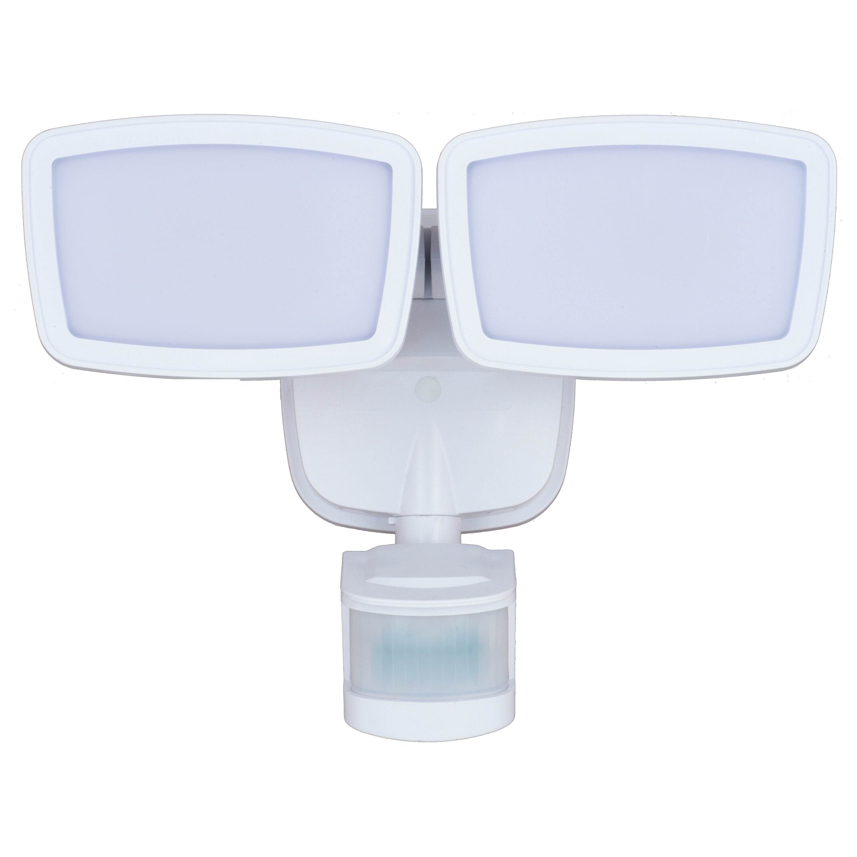 White Polycarbonate LED Motion Sensor Outdoor Security Flood Light